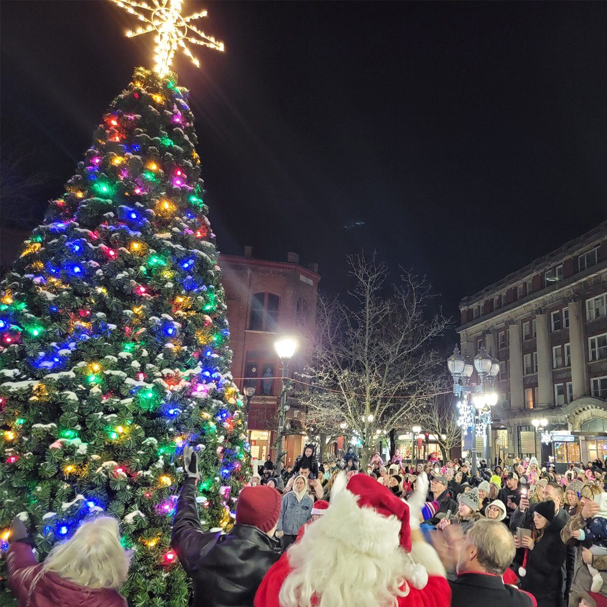 Salcar LED-Lichterkette LED Lichterkette Weihnachtsbaum mit Ring weihnachts günstig online kaufen