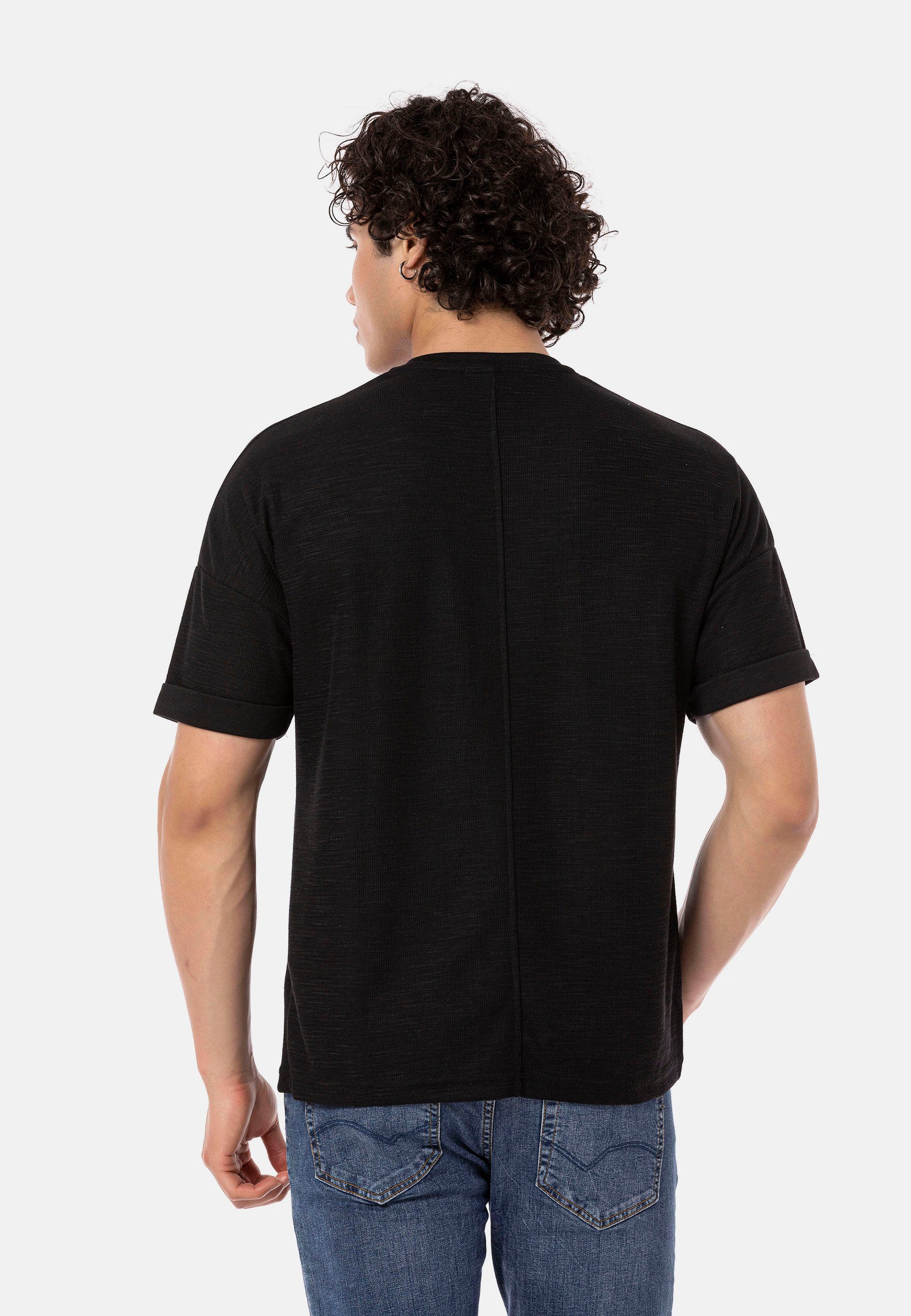 RedBridge schwarz mit Hereford Krempelärmeln T-Shirt