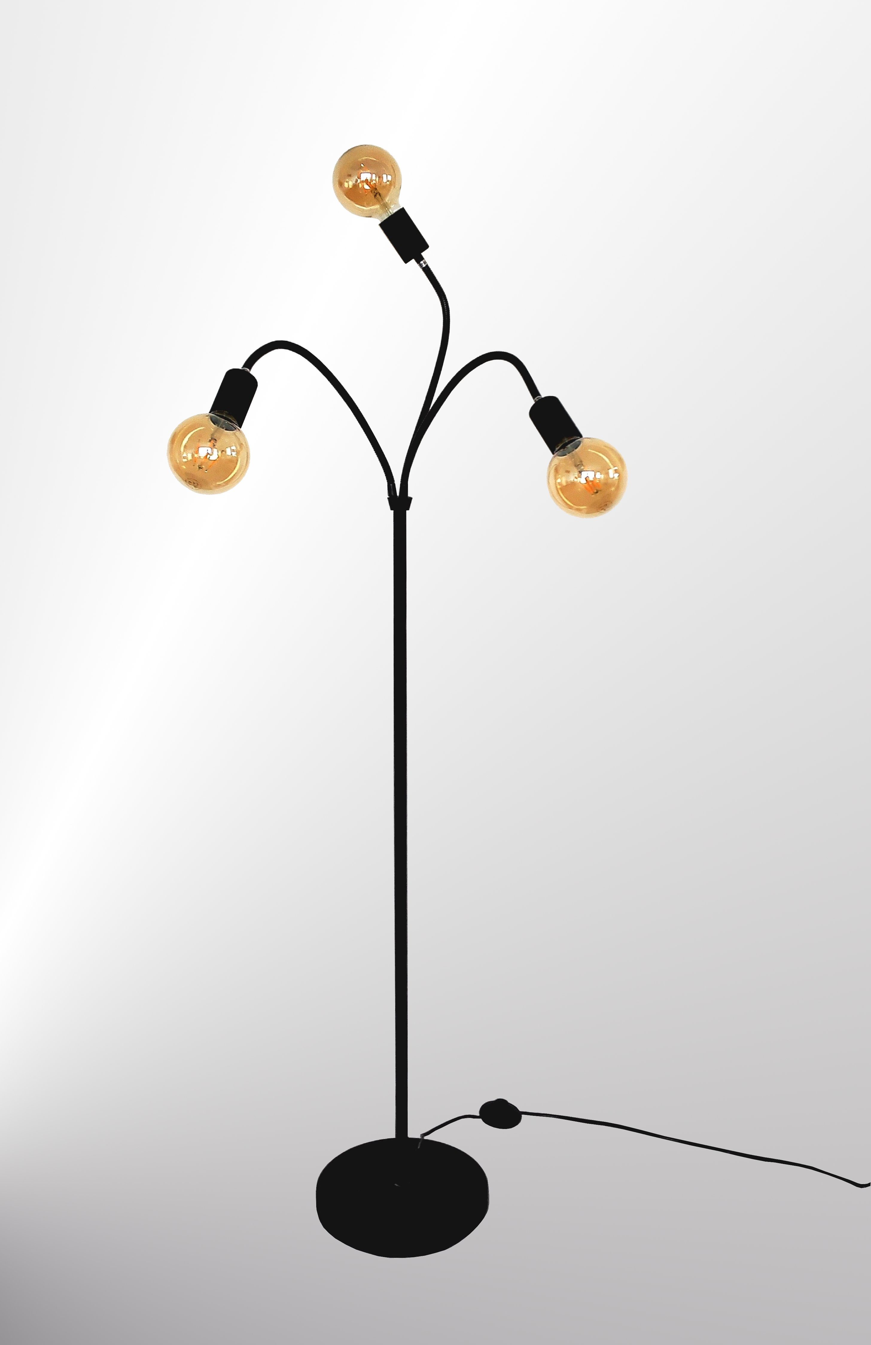 TRANGO LED Stehlampe, 3-flg 1531A-SD Stehlampe Anthrazit-matt *EARTH* inkl. günstig online kaufen