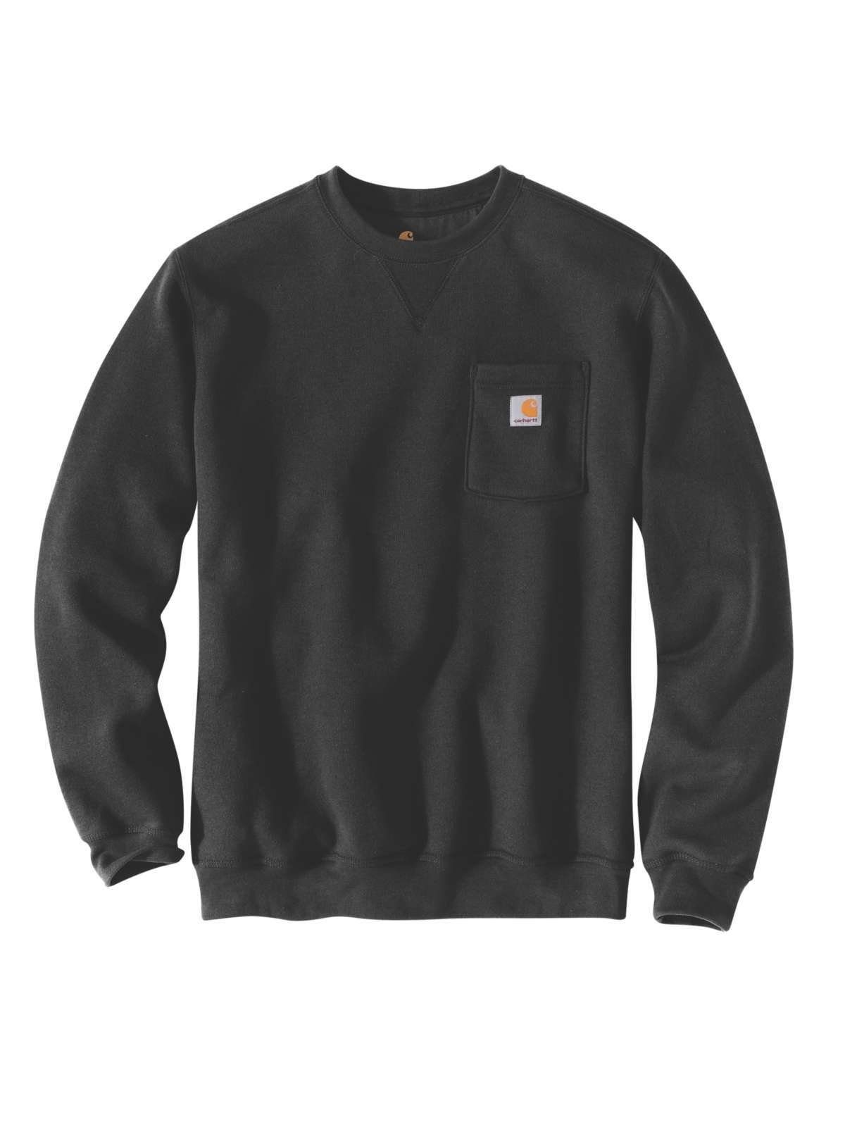 US black Sweatshirt Carhartt schwarz Crewneck Kleidergrößen Carhartt Langarmhemd