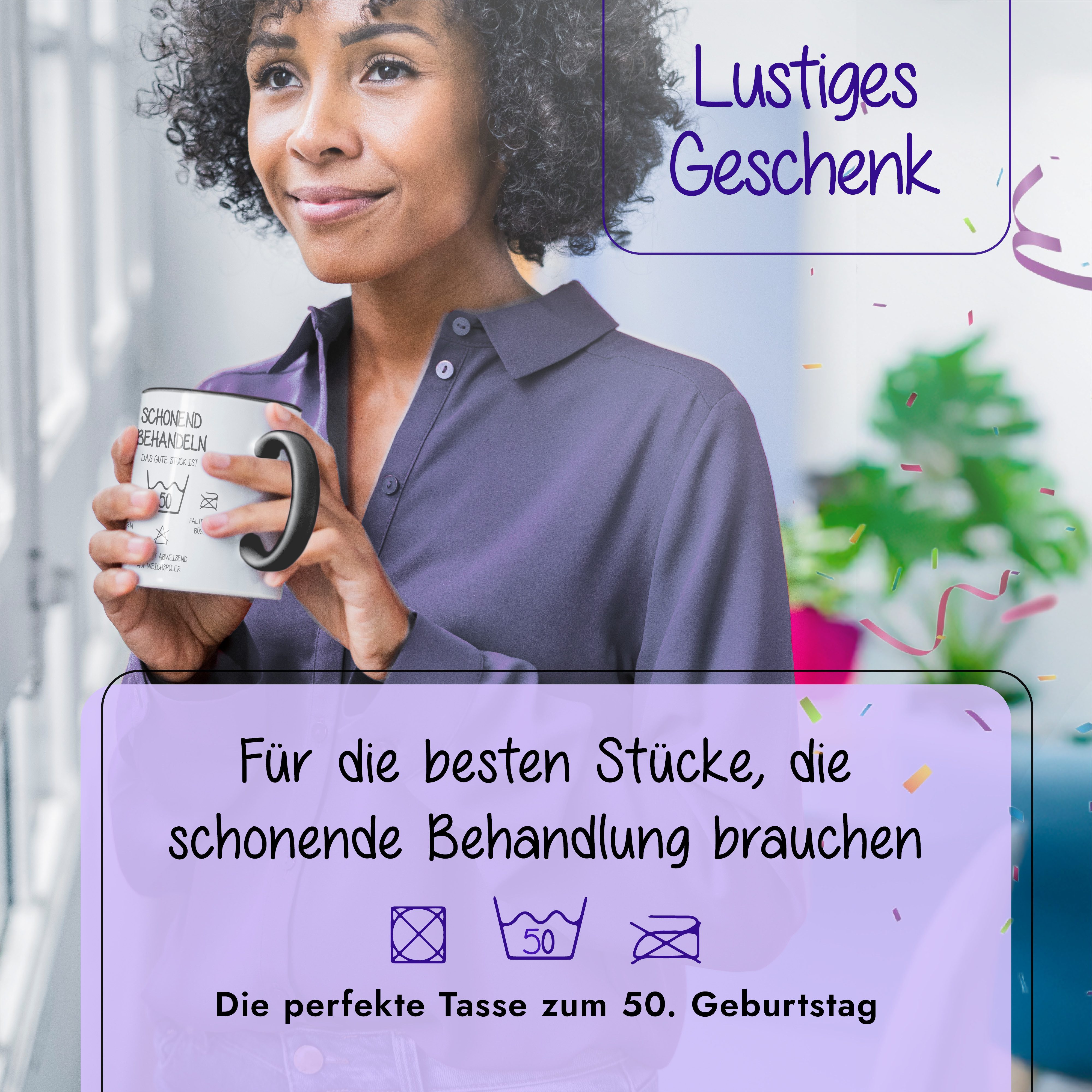 Amari Tasse AMARI® Tasse Schonend Behandeln - Geschenk Geburtstag