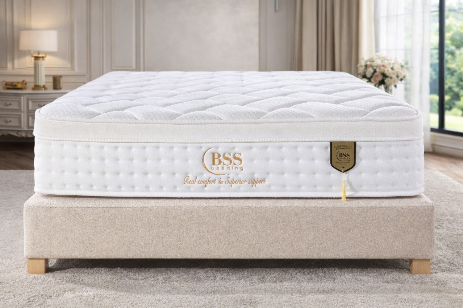 Taschenfederkernmatratze, 7-Zonen Federkernmatratze, Atmungsaktiv Matratze, Komfortschicht, Pointhome, 30 cm hoch, (Elegantes Design, Taschenfederkern, H3), Optimale Unterstützung, 200x200 cm Sale