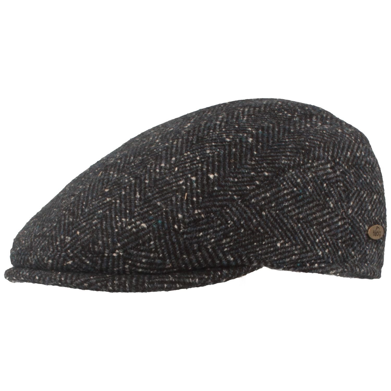 Fiebig Schiebermütze im Fischgrätmuster mit Ohrenschutz günstig online kaufen