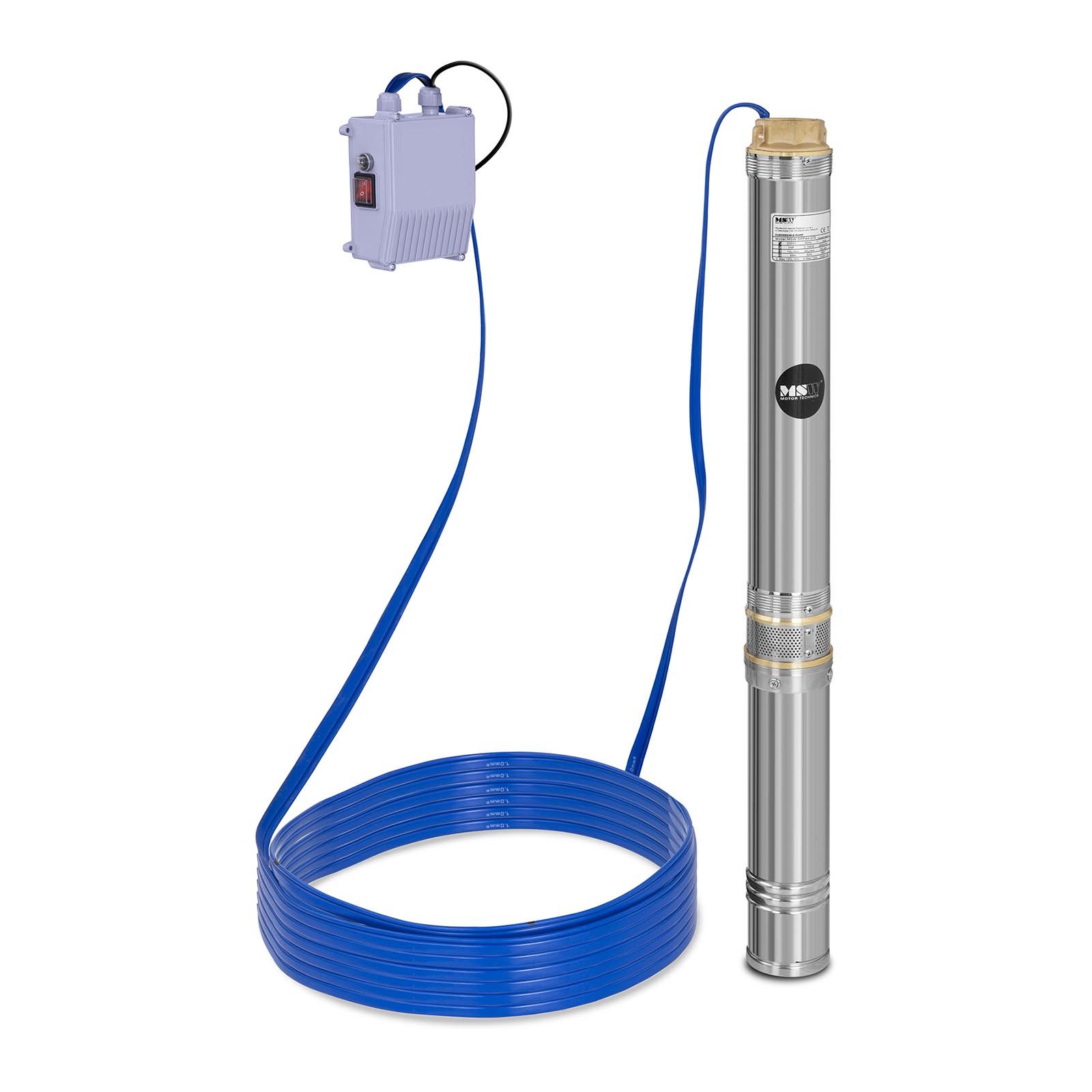 MSW Tiefbrunnenpumpe 10.800 l/h Brunnenpumpe 2 günstig online kaufen