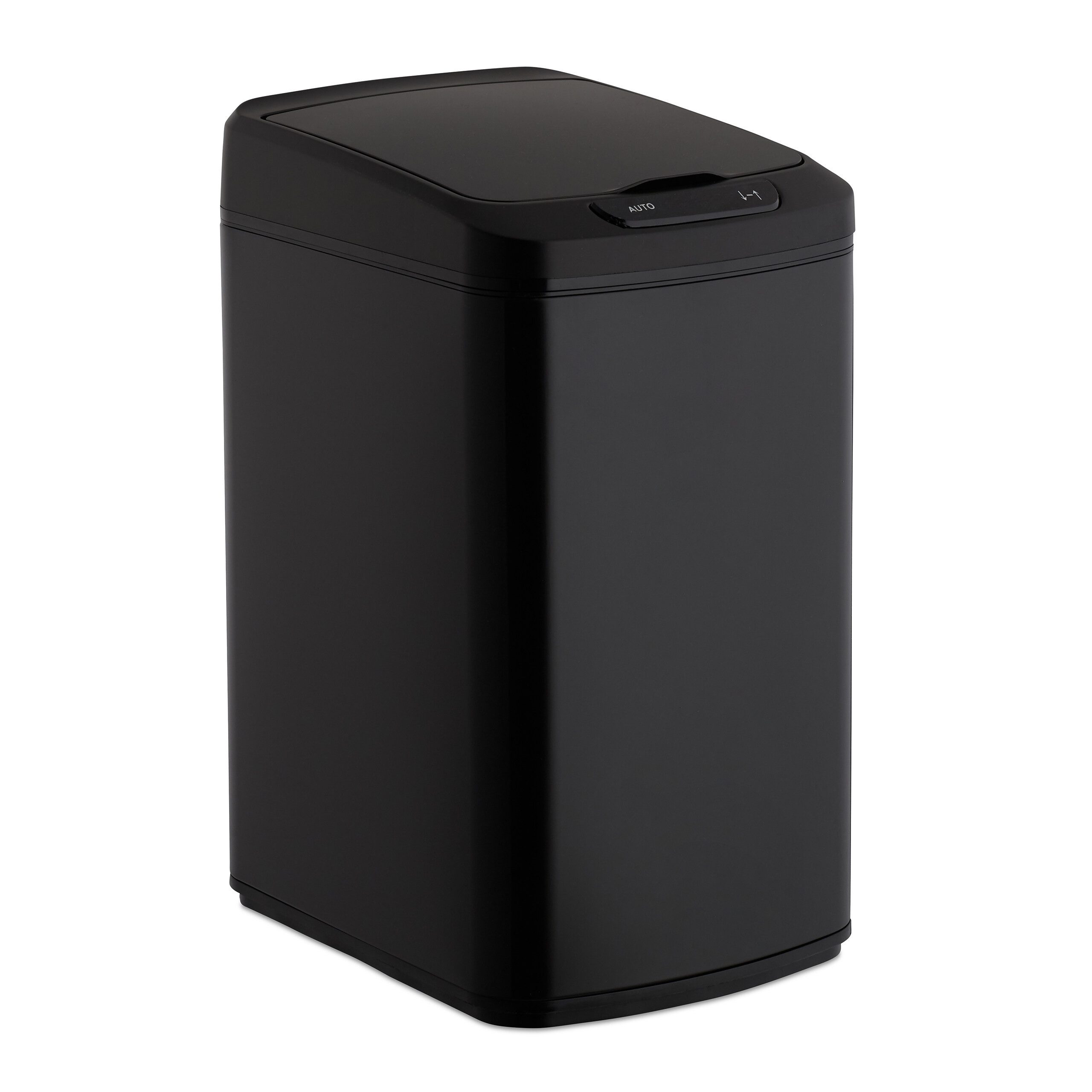 relaxdays Mülleimer Sensor Mülleimer 12 l, schwarz