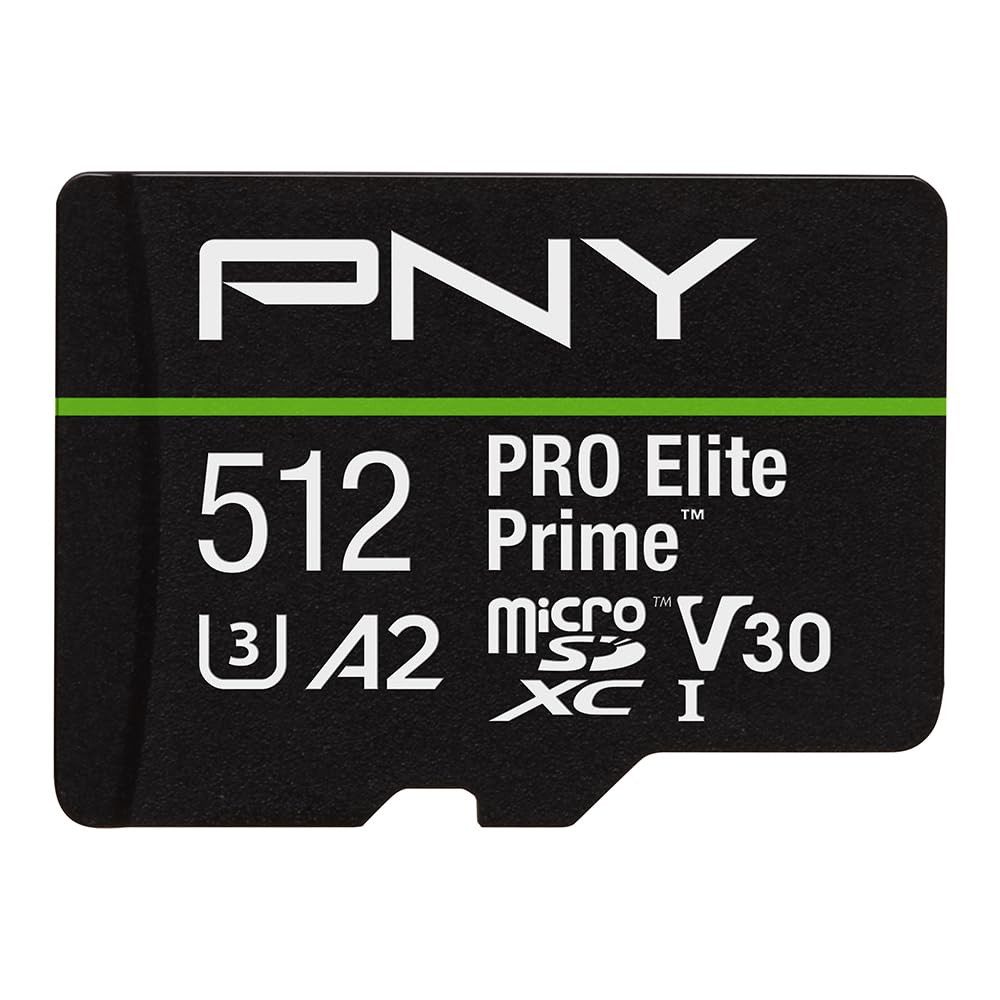 PNY Pro Elite Prime 512GB UHS-I U3 Class 10 V30 Speicherkarte (512 GB)
