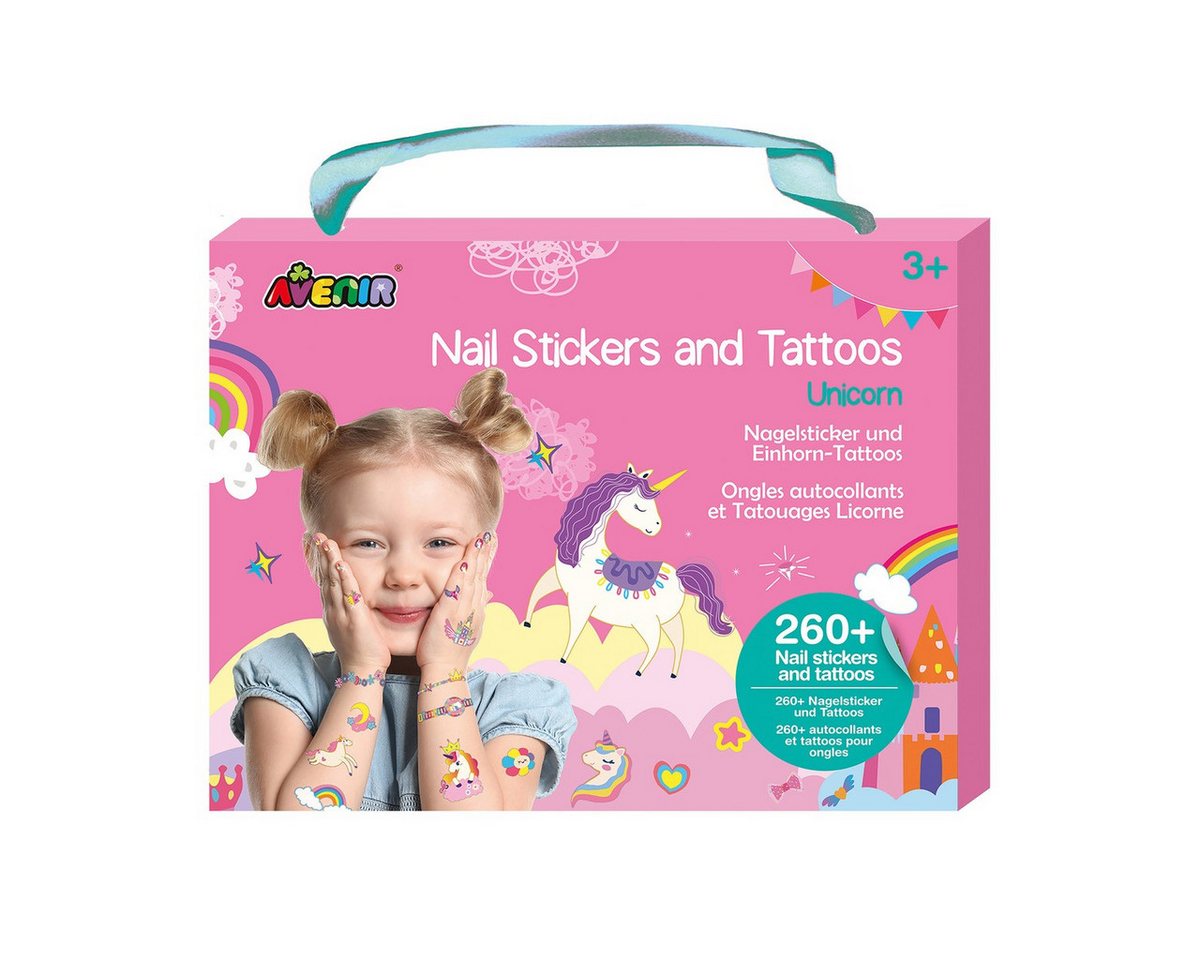 Carletto Nagel-Tattoo AVENIR Nagelsticker & Tattoos Einhorn