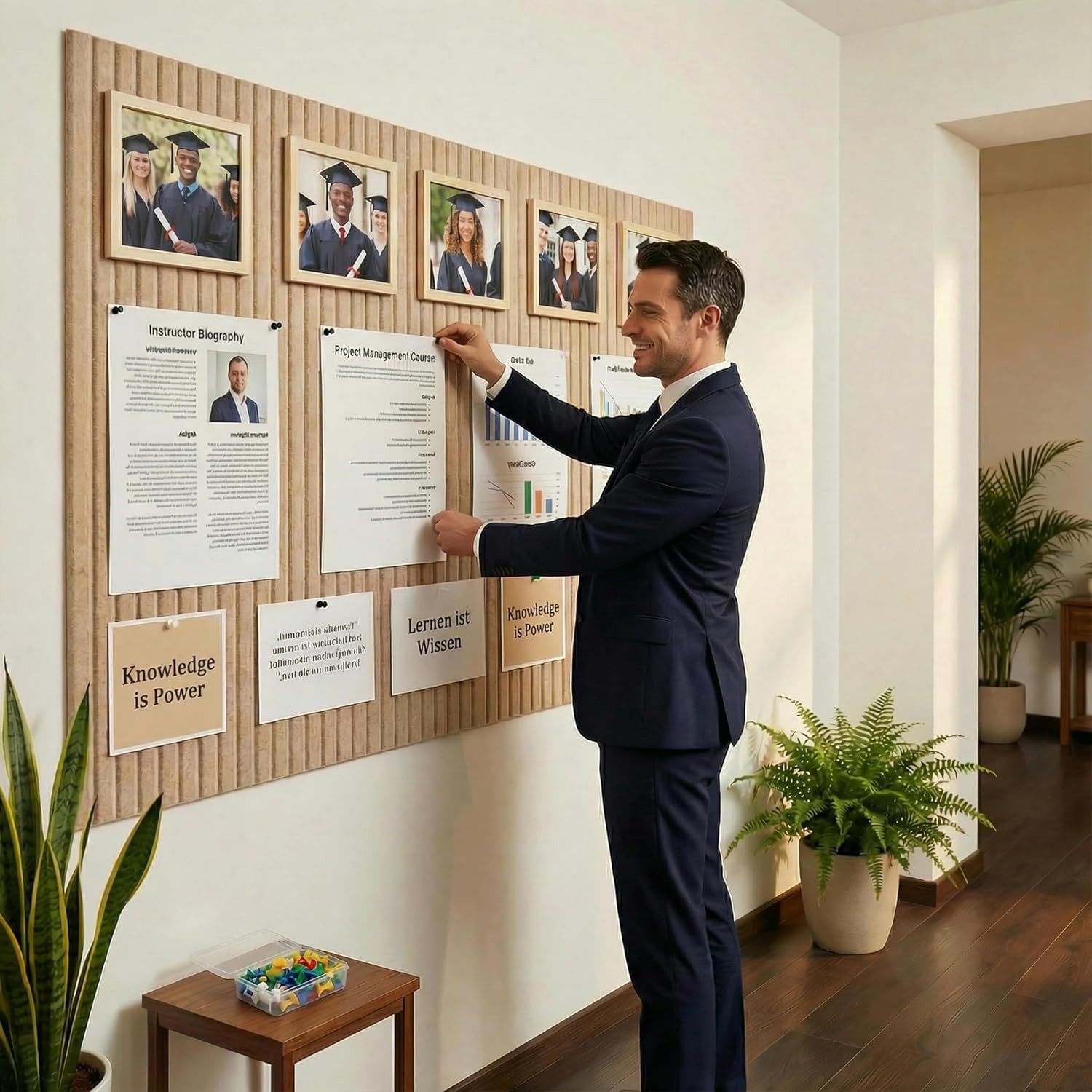 Bextsrack Pinnwand Fototafel mit selbstklebendem Klebeband,dekorative korkwand aus Filz