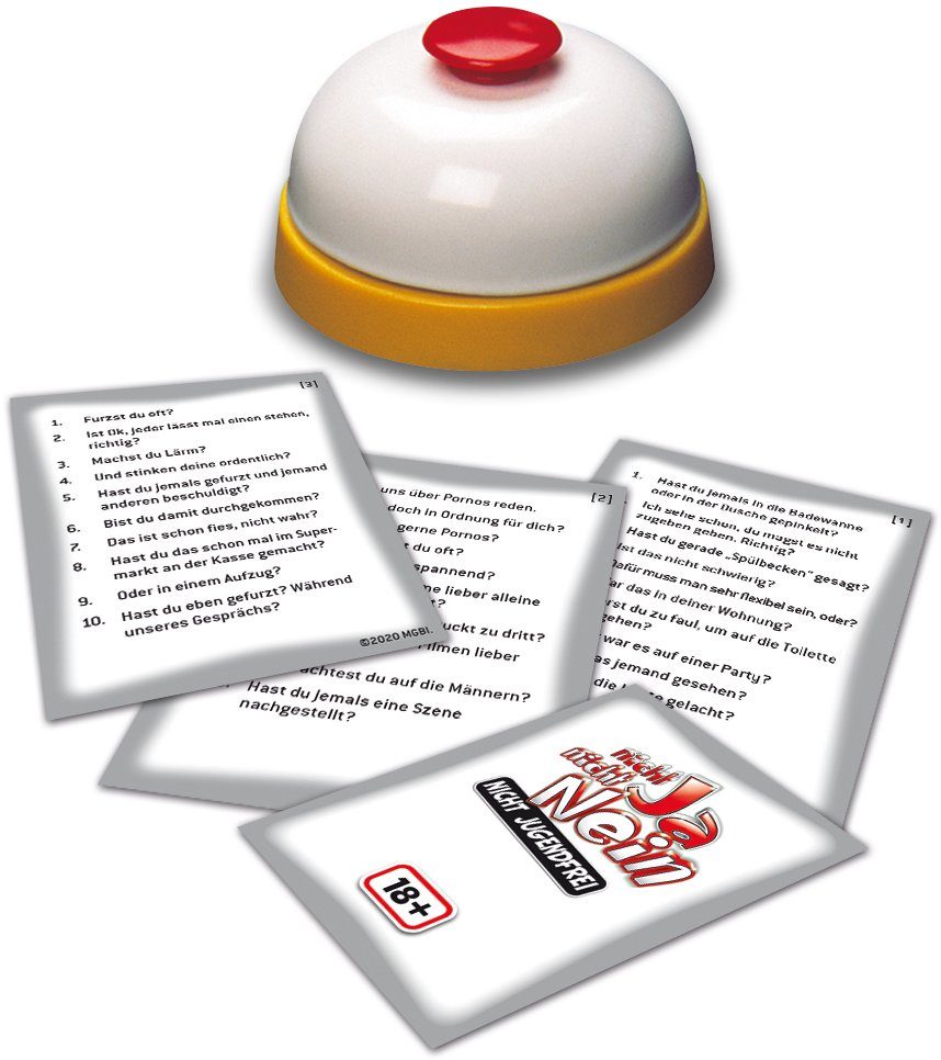 MEGABLEU Spiel Nicht Ja Nicht Nein 18+, Partyspiel