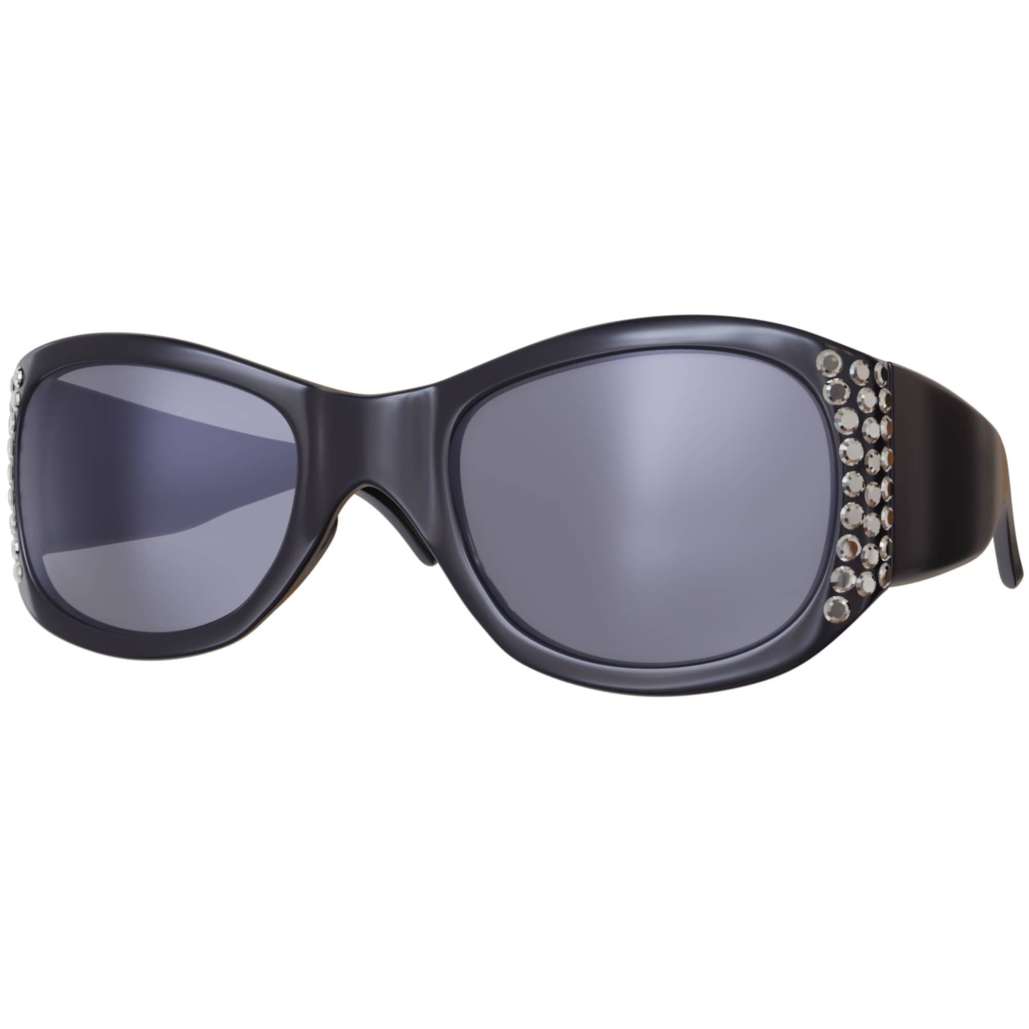 Retrosonnenbrille Damen Designer Sonnenbrille Retro Strasssteine