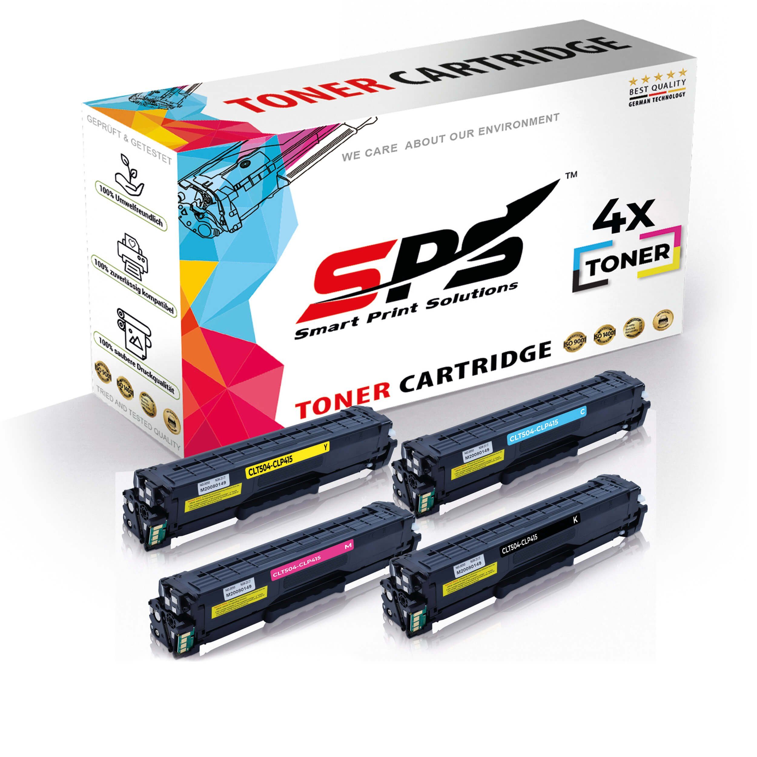 SPS Tonerkartusche 4x Multipack Set Kompatibel für Samsung CLP-415 N, (4er Pack, 4x Toner)