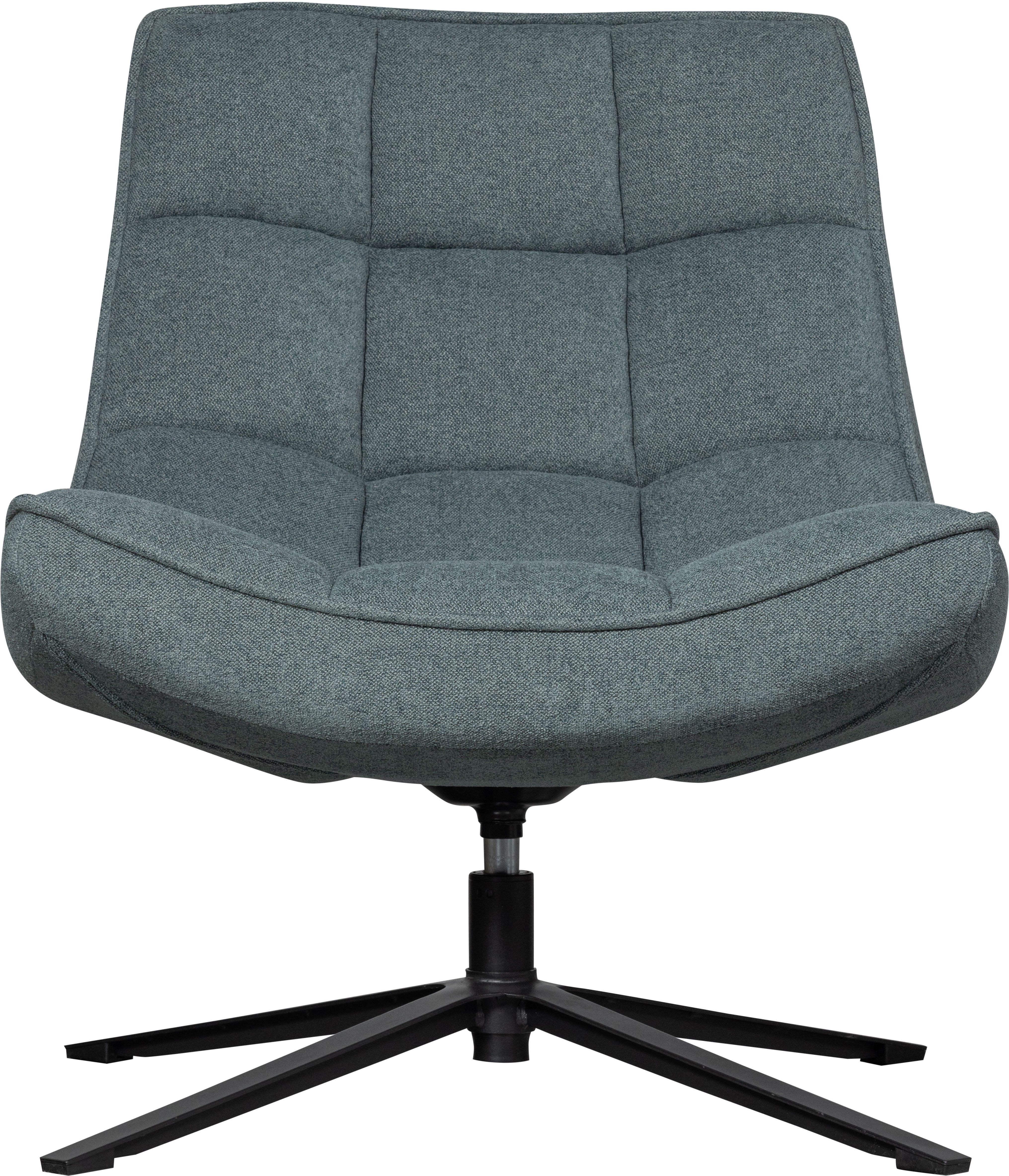 WOOOD Drehsessel Maudi gewobener-Bezug mit metall Drehgestell H 84 x B 74 x T 86 cm, Tragkraft 100 kg, Hohe Verschleißfestigkeit, pfleigleicht – Bild 2 von 5