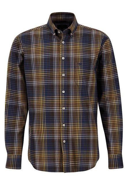 FYNCH-HATTON Businesshemd Fynch-Hatton / He.Hemd langarm / Camel Checks, B. günstig online kaufen