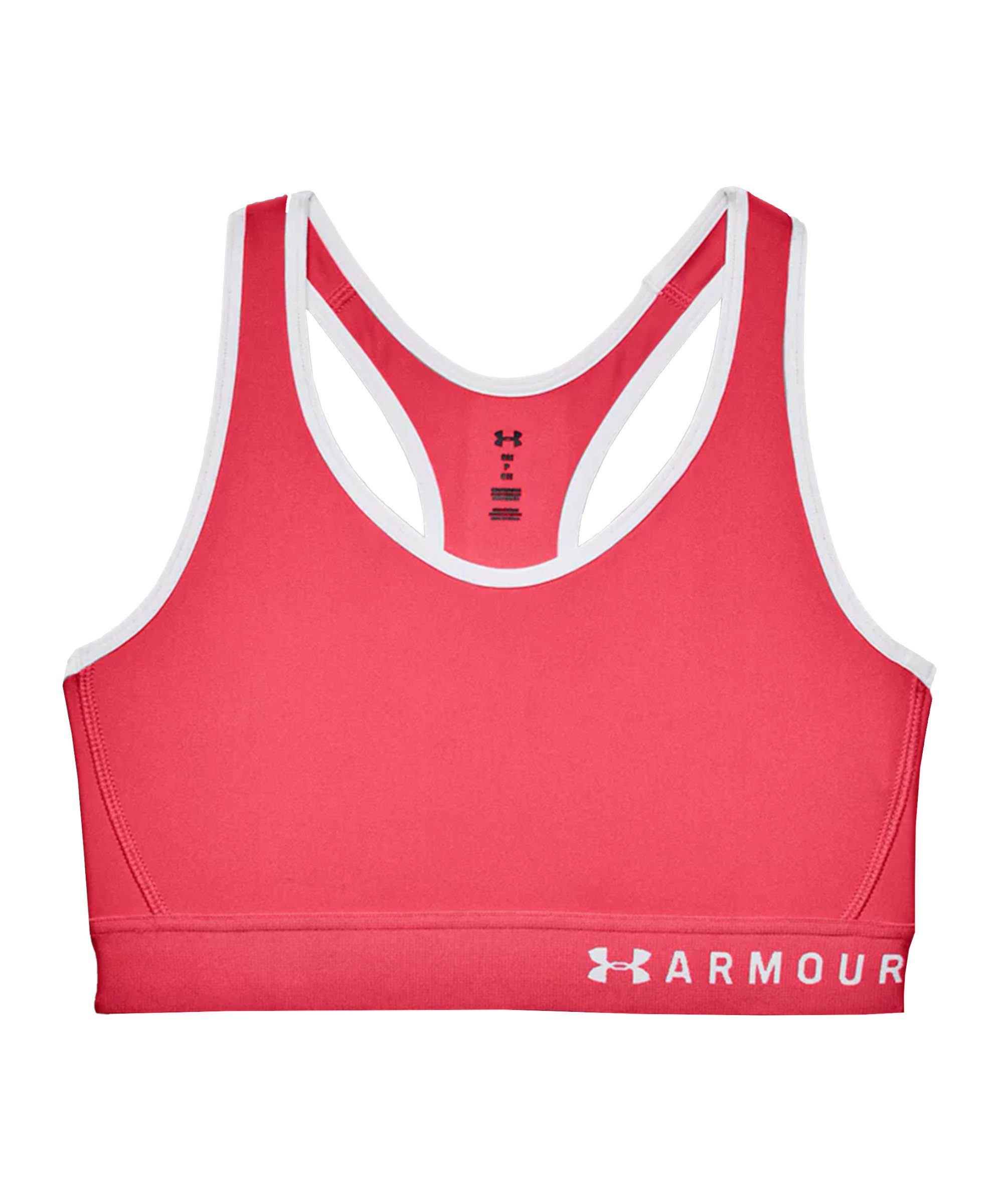 default Sport-BH Sport-BH Damen Under pinkweisspink Armour® Mid Keyhole