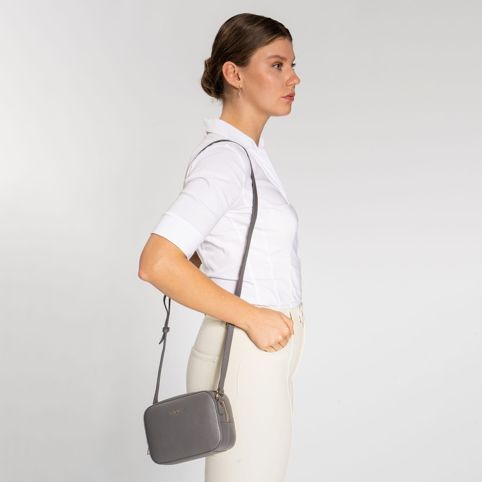Lazarotti Umhängetasche Bologna Leather, Leder