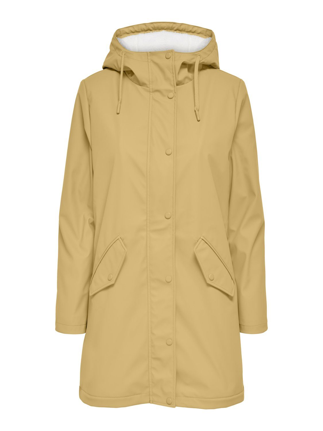 ONLY Regenmantel ONLY Damen Regenmantel OnlSally Raincoat mit Teddyfell