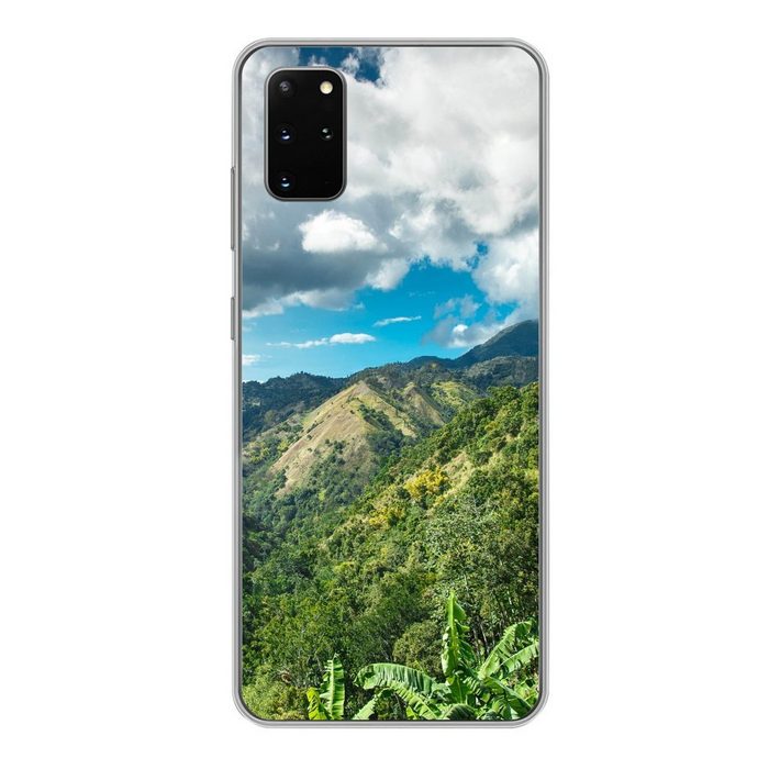 MuchoWow Handyhülle Berglandschaften auf Jamaika Phone Case Handyhülle Samsung Galaxy S20 Plus Silikon Schutzhülle
