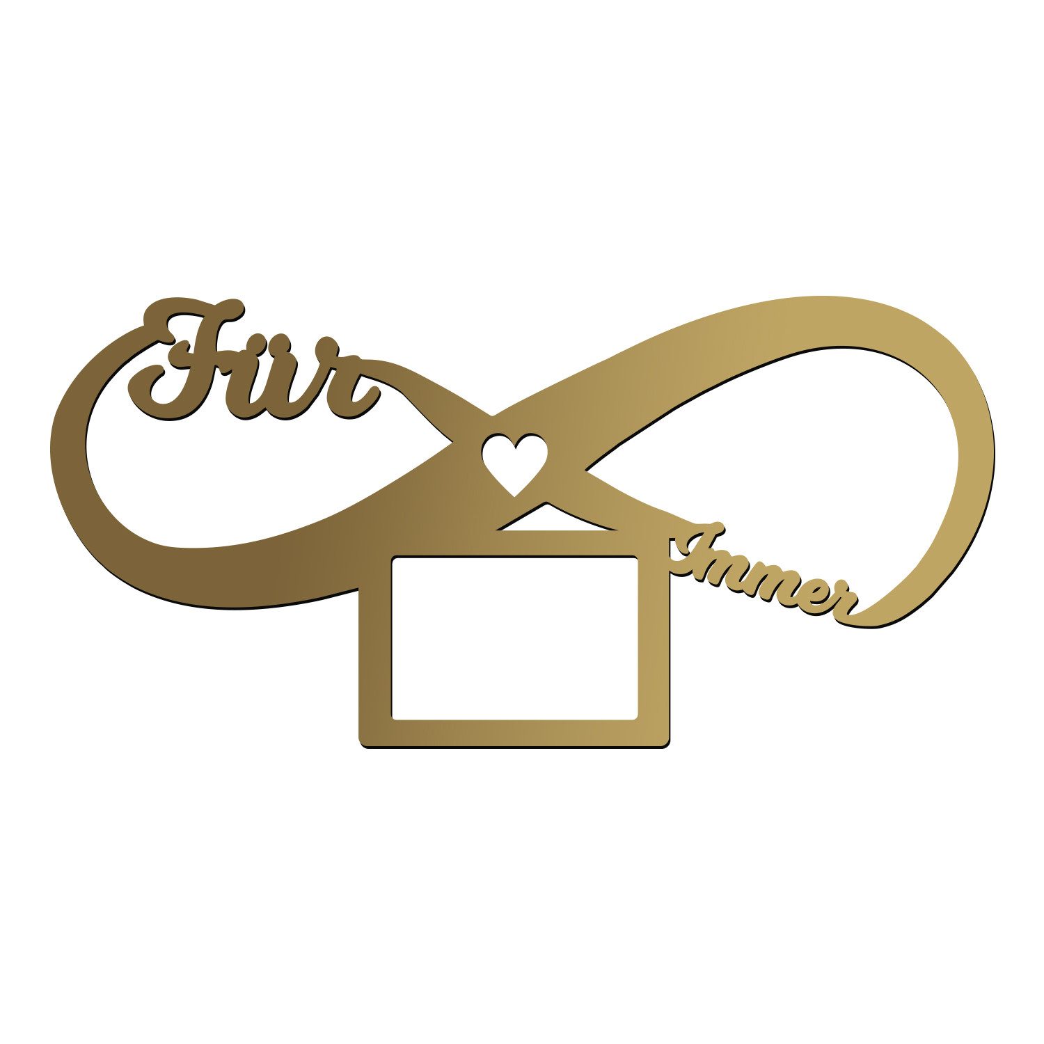 Namofactur Bilderrahmen Unendlichkeitszeichen 'Für immer' beleuchtet, für 1 günstig online kaufen