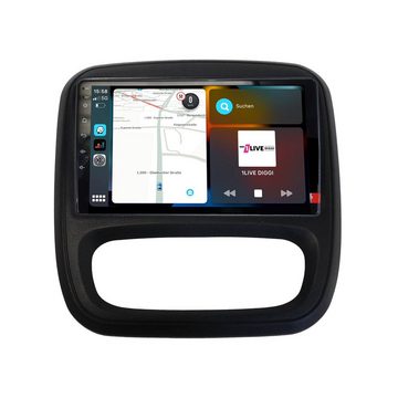 TAFFIO Für Opel Vivaro B Renault Trafic III 9"Touch Android Radio GPS CarPlay Einbau-Navigationsgerät