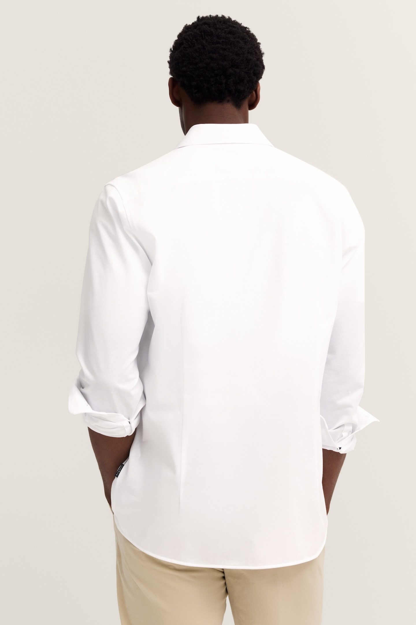 bugatti Langarmhemd Modern Fit mit Kent-Kragen günstig online kaufen