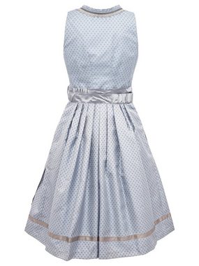 MarJo Trachtenkleid Midi Dirndl 2tlg. 65cm KIMBA eisblau silber