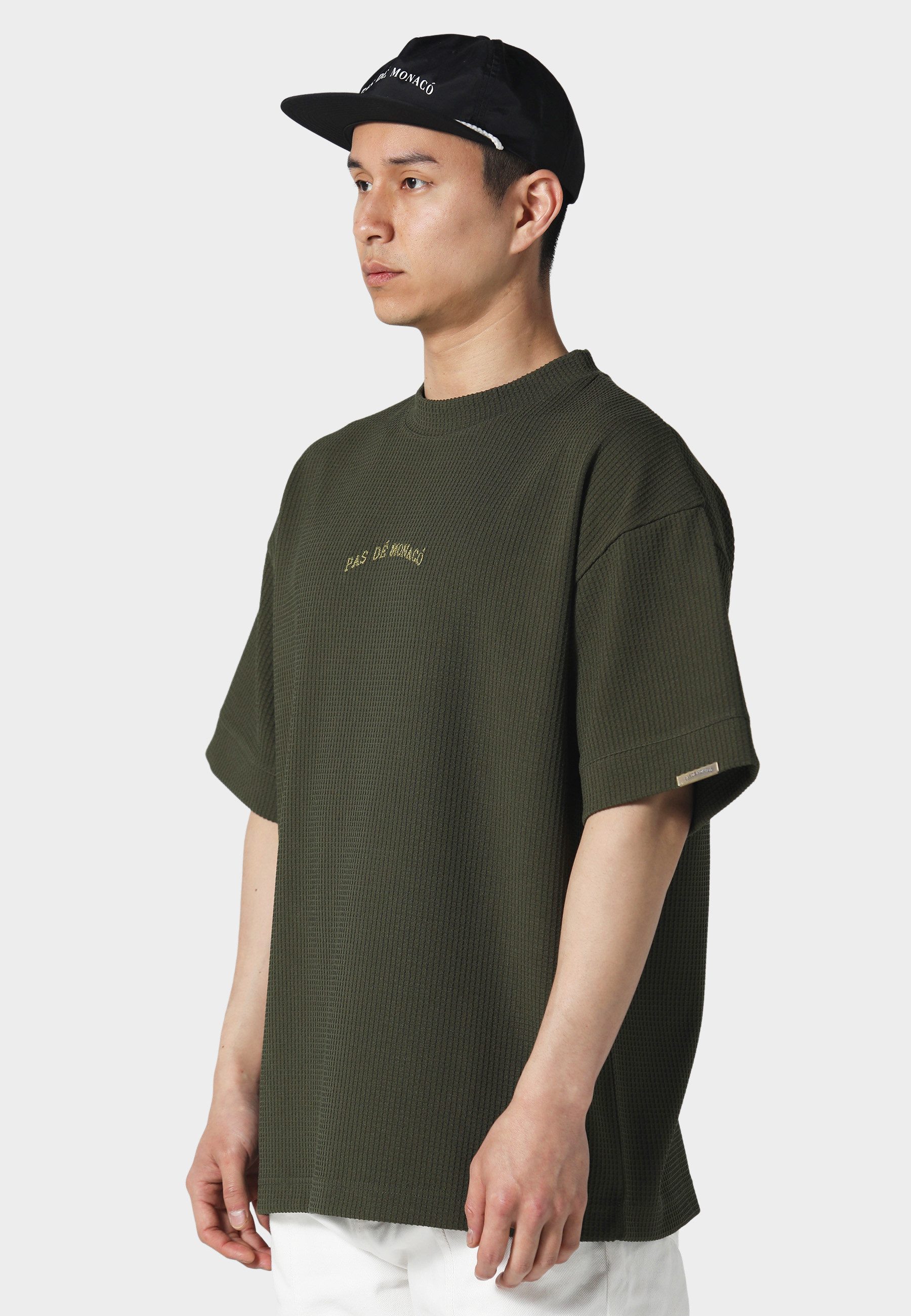 Pas De Monaco T-Shirt Pas De Monaco WAFFLE T-SHIRT (1-tlg)