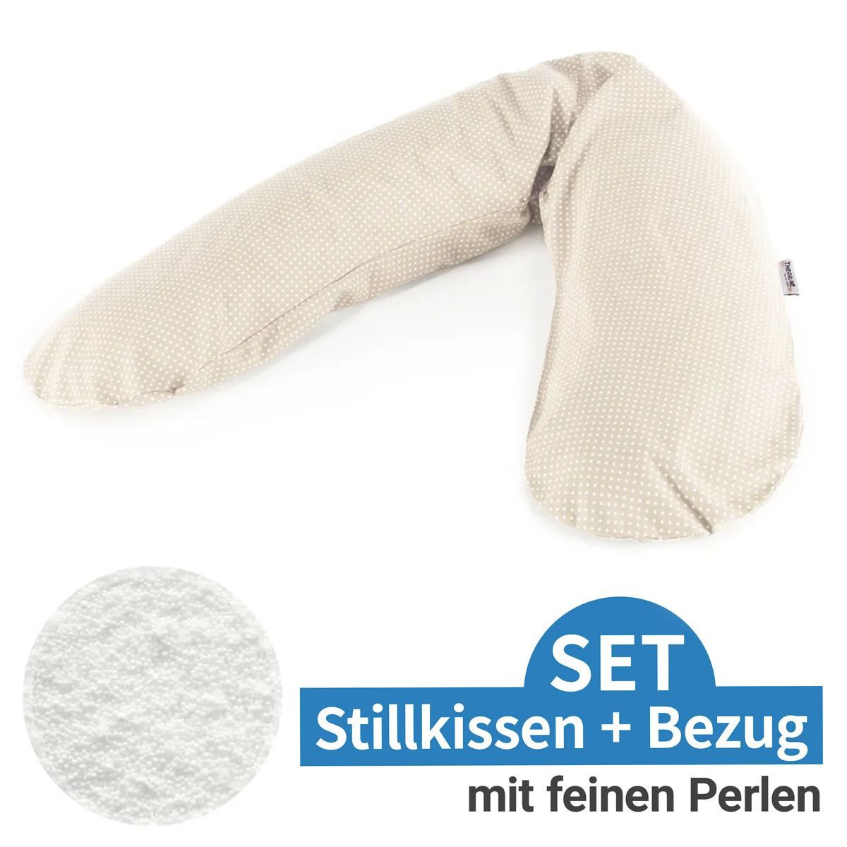 Theraline Stillkissen Das Original - Punkte - Beige, 2-tlg., Lagerungskisse günstig online kaufen