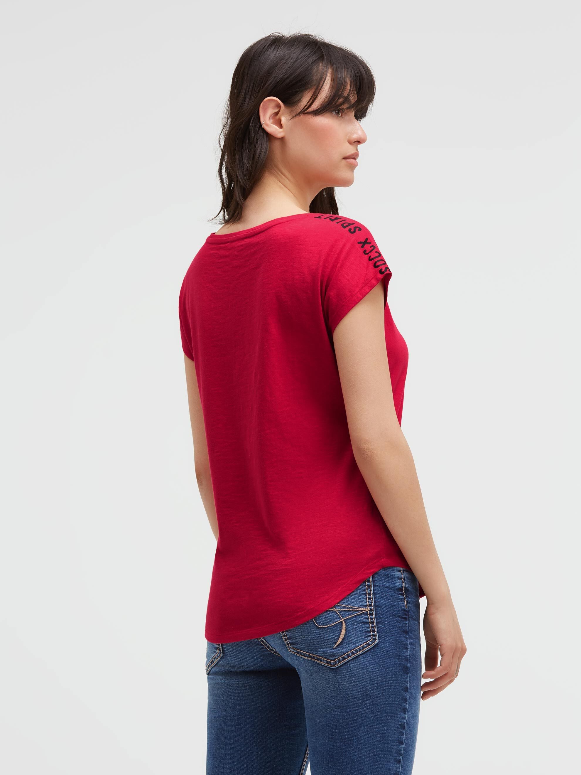 SOCCX V-Shirt mit überschnittener Schulter – Bild 5 von 5