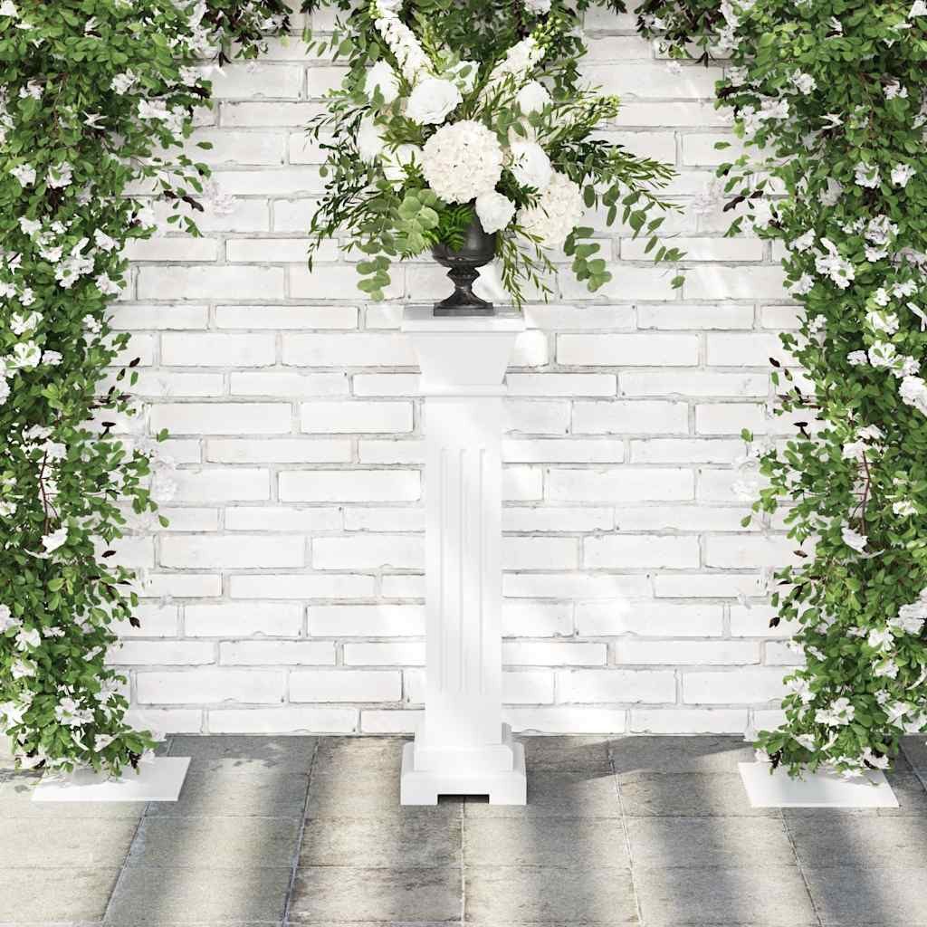 vidaXL Blumenständer Säulen-Pflanzenständer Klassischer Stil Quadratisch MDF (1 St)
