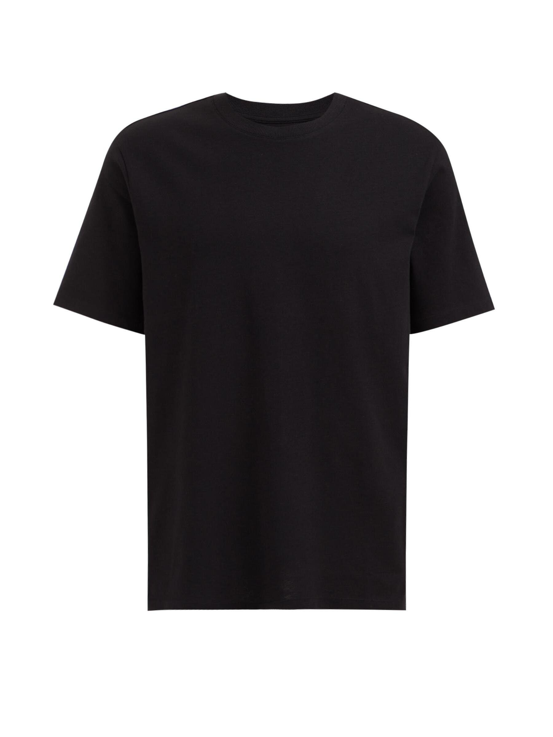Schwarz T-Shirt Fashion (1-tlg) WE