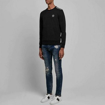 PHILIPP PLEIN Sweatshirt ICONIC CULT LOGO SWEATSHIRT PULLI SWEATER JUMPER PULLOVER