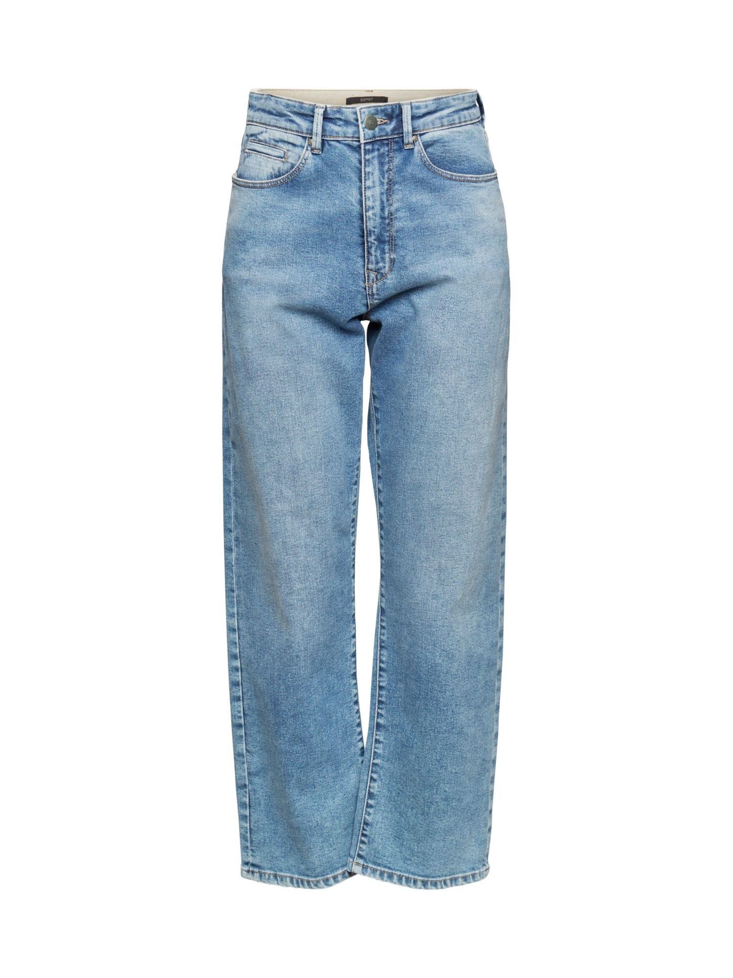 Esprit Collection Weite Jeans Stretch-Jeans aus Bio-Baumwolle