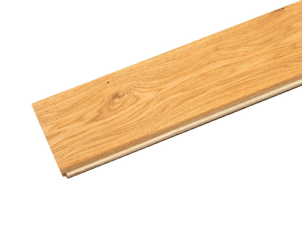 Timefloor Parkett Massivholzdiele Eiche Natur (N II) gebürstet naturgeölt, 5 St.