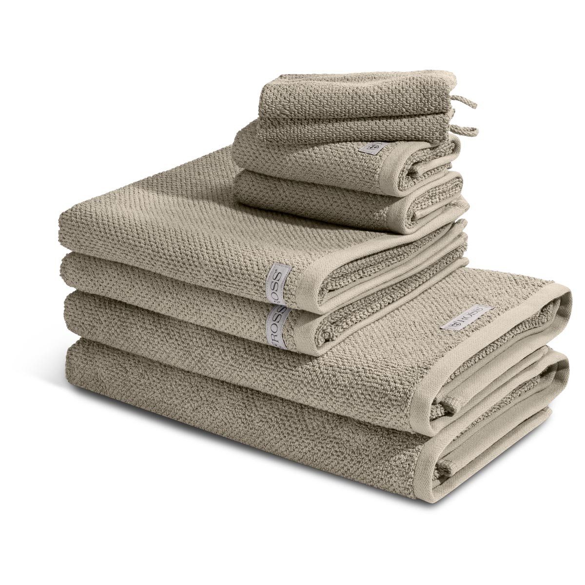 ROSS Handtuch Set Selection, Frottee (Spar-Set, 8-St), 2 X Wasch- 2 X Gäste günstig online kaufen