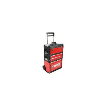 Yato Werkzeugkoffer Werkzeug-Trolley mit 3 Modulen YT-09101