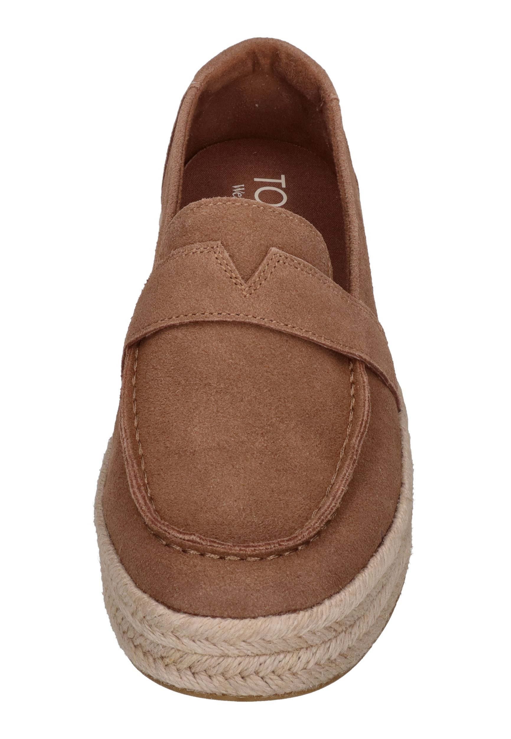 TOMS BLAKELY 10023060 Espadrille Brown Sugar Suede
