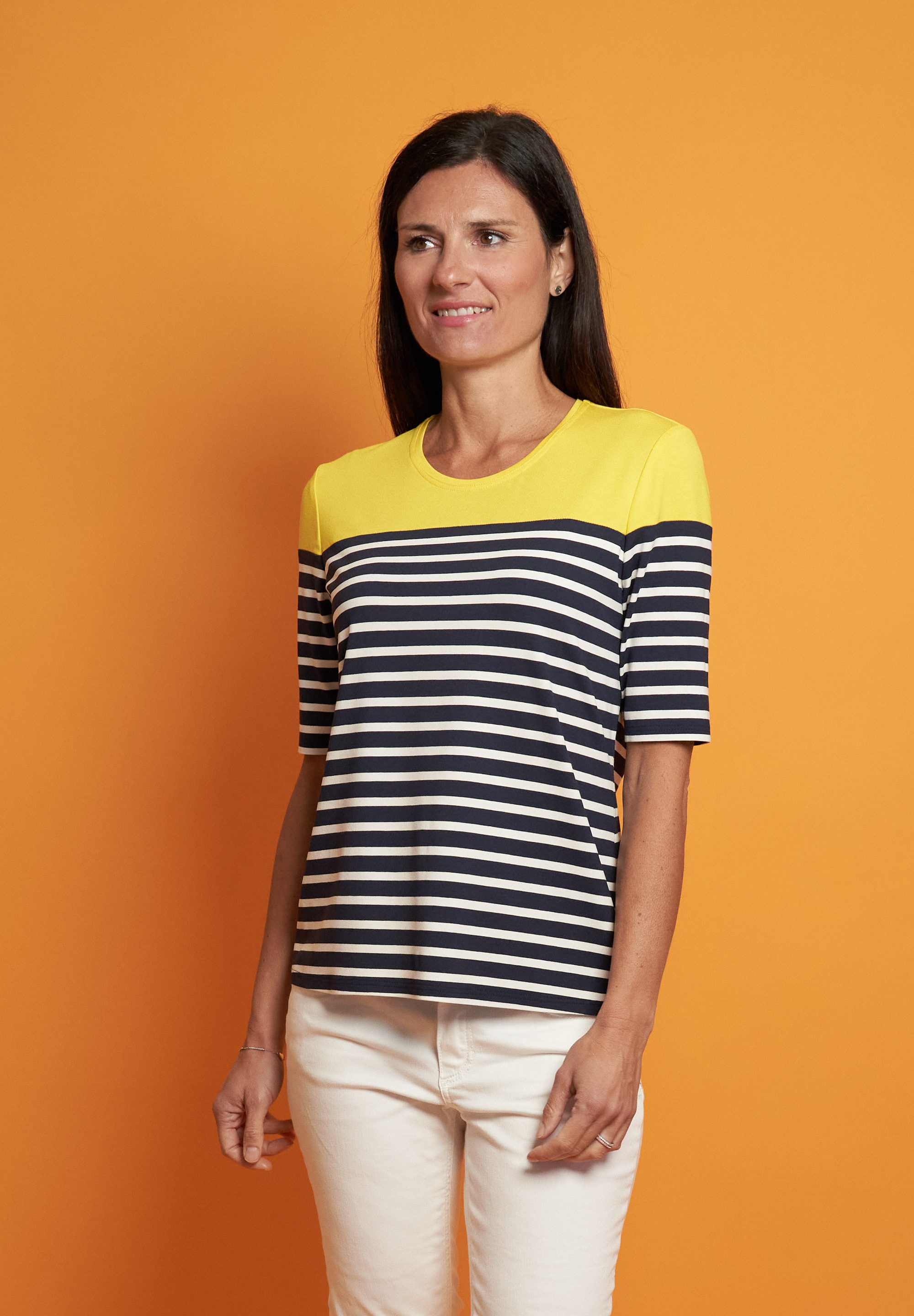 Seidel Moden T-Shirt mit Colorblocking und günstig online kaufen