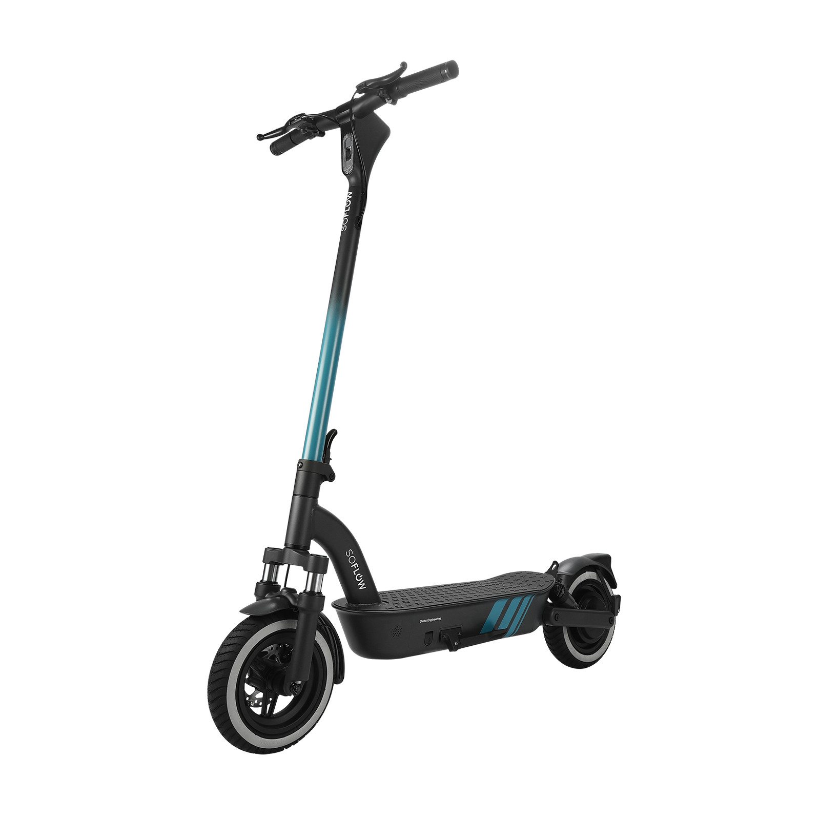 soflow E-Scooter SO4 Pro GT (Leistungsstarker 500 W Motor - Peak bis 800 W), (inkl. Ladegerät, Bedienungsanleitung), vorne: Hydraulische Doppelfederung - hinten: Pneumatische Federung