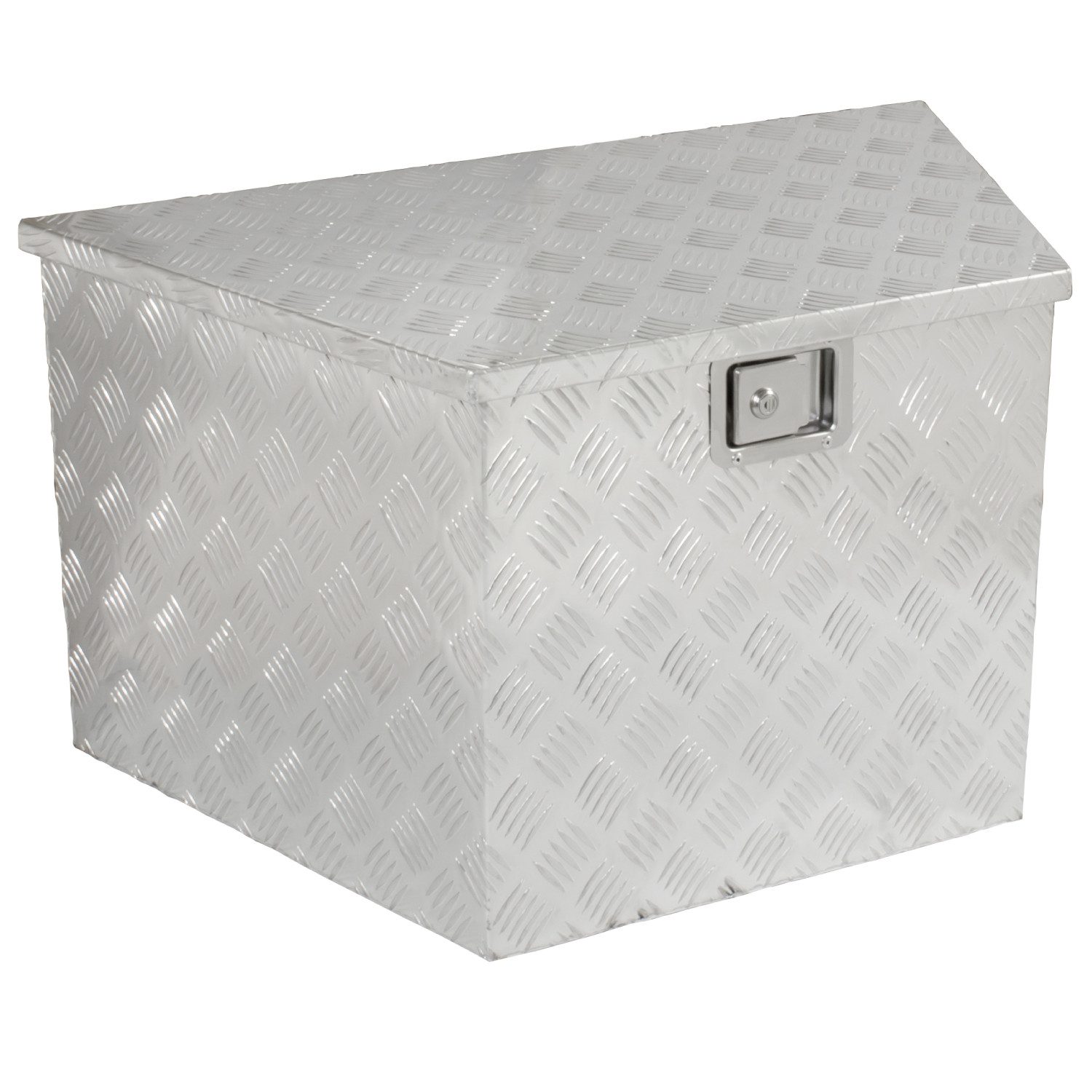 Trucky Anhänger-Deichselbox Truckbox Werkzeugbox Werkzeugkiste Anhängerbox Deichselbox 120 L Alu