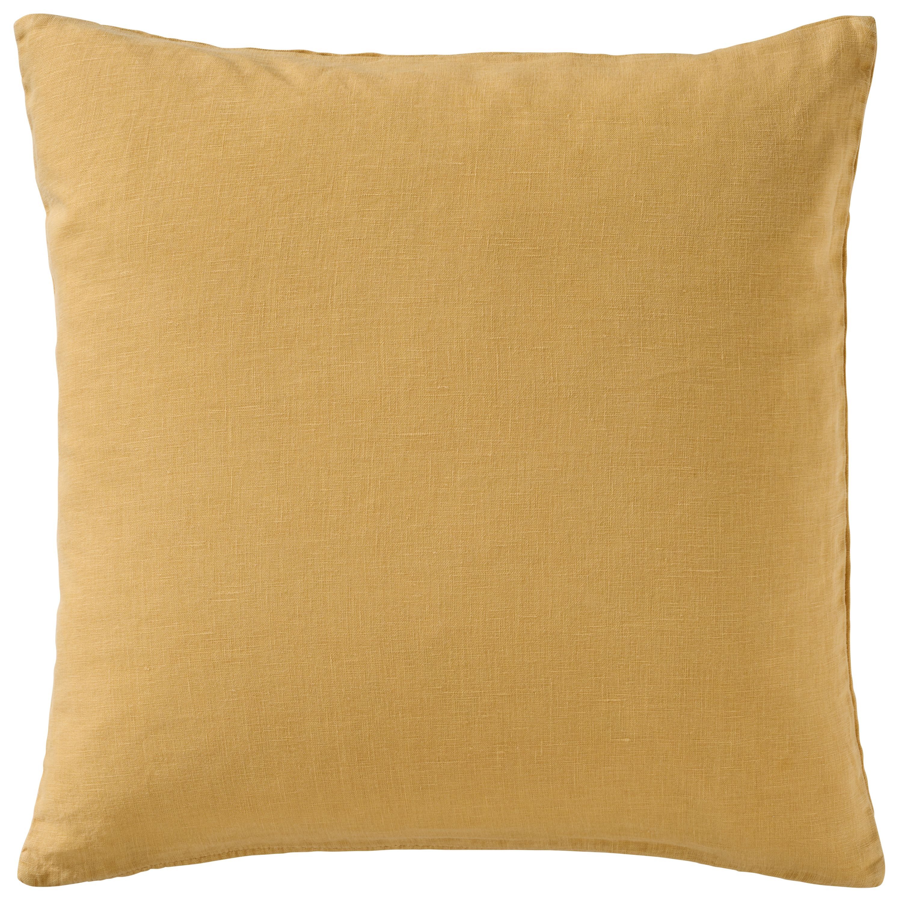Ib Laursen Kissenbezug Ib Laursen - Kissenhülle Kissenbezug Leinen 50x50cm Harvest Yellow