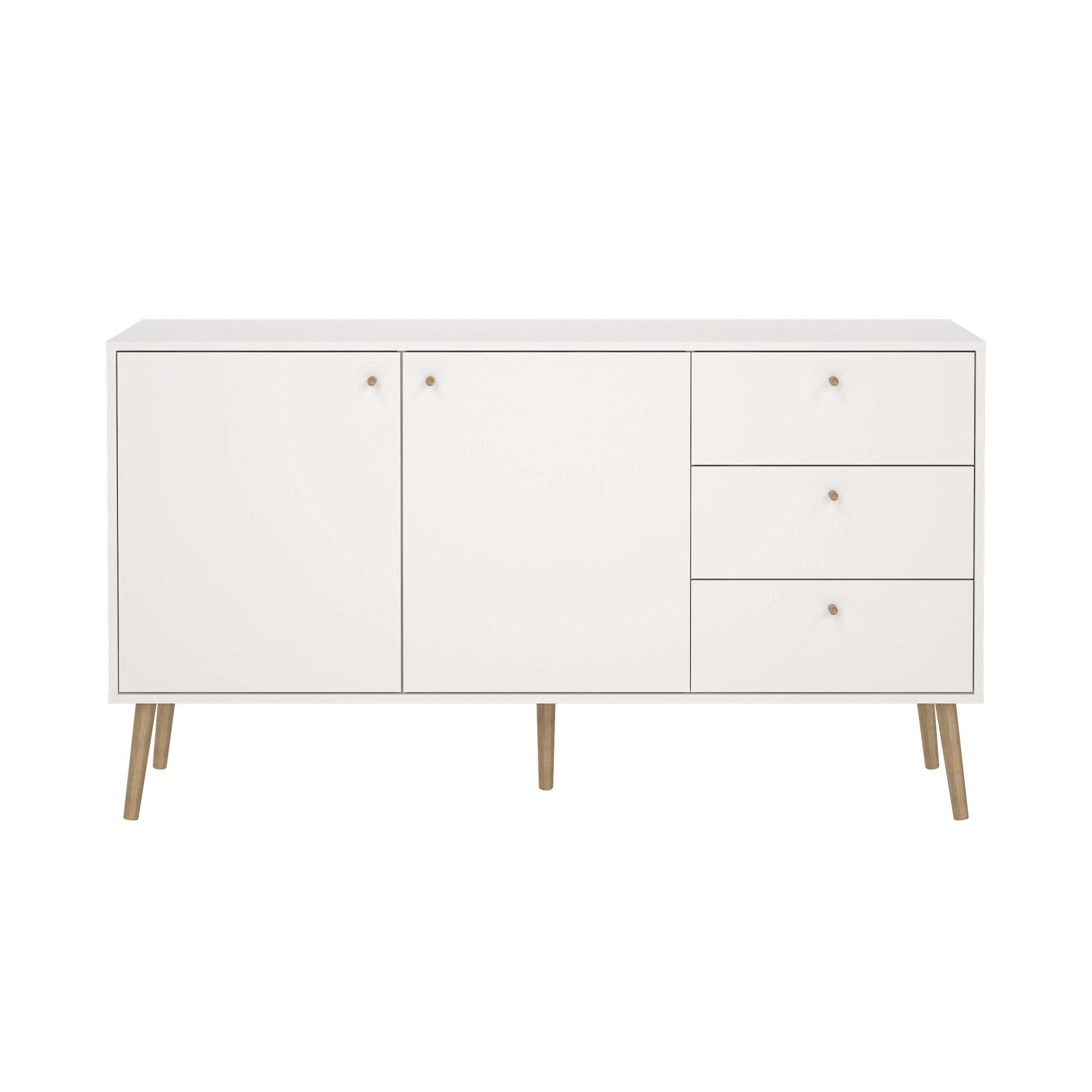 Home affaire Sideboard Bodo, Aufbewahrung, Schubladenschrank, Sideboard, Kommode mit 2 Türen, 3 Schubladen, Breite 147 cm
