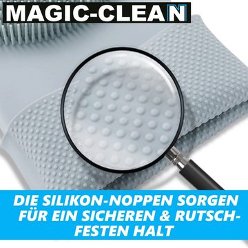 MAVURA Hitzeschutzhandschuhe MAGIC-CLEAN Magische Silikon Handschuhe Geschirrspülen Gummi Geschirrspülhandschuhe Reinigungshandschuhe