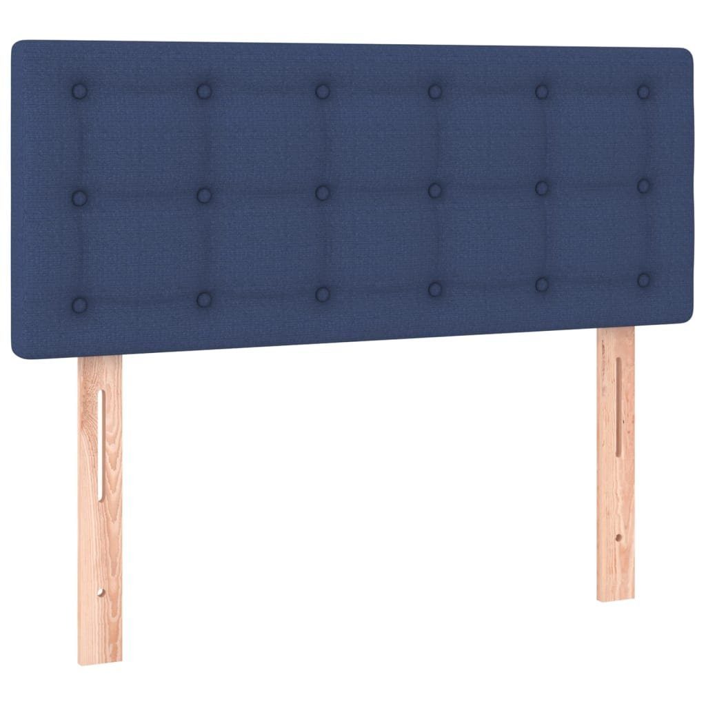 vidaXL Kopfteil Kopfteil Blau 80x5x78/88 cm Stoff, (1 St)