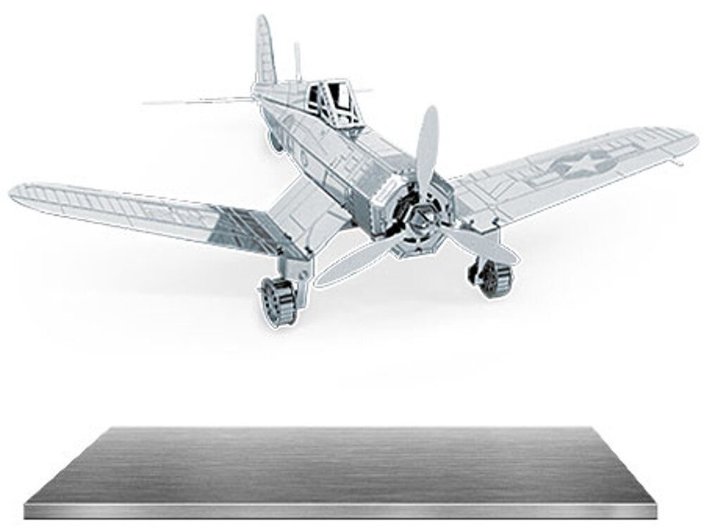 Invento Puzzle Metal Earth, F4U Corsair - 3D Metall Puzzle, Puzzleteile