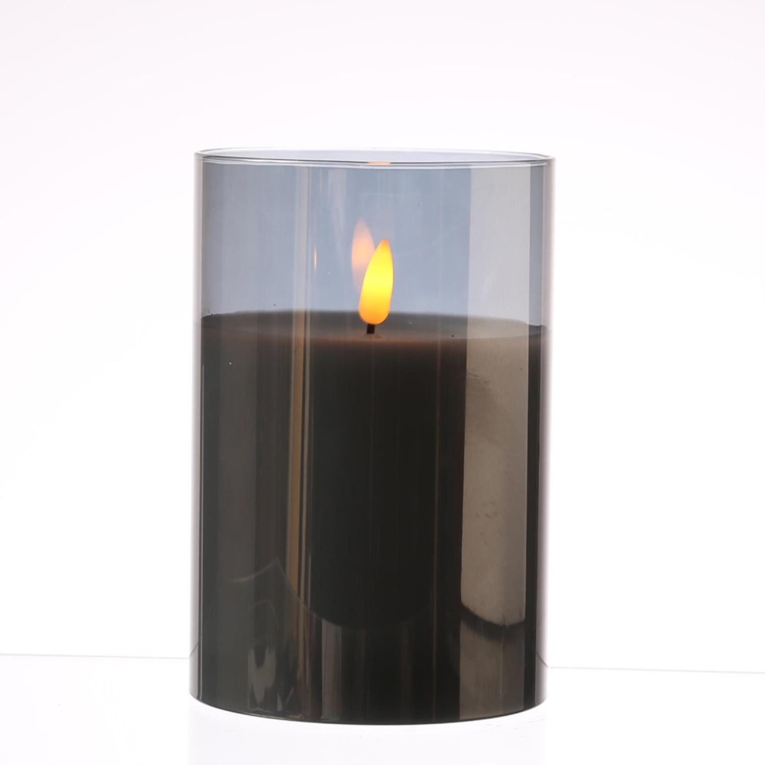 MARELIDA LED-Kerze im Glas LED Windlicht günstig online kaufen
