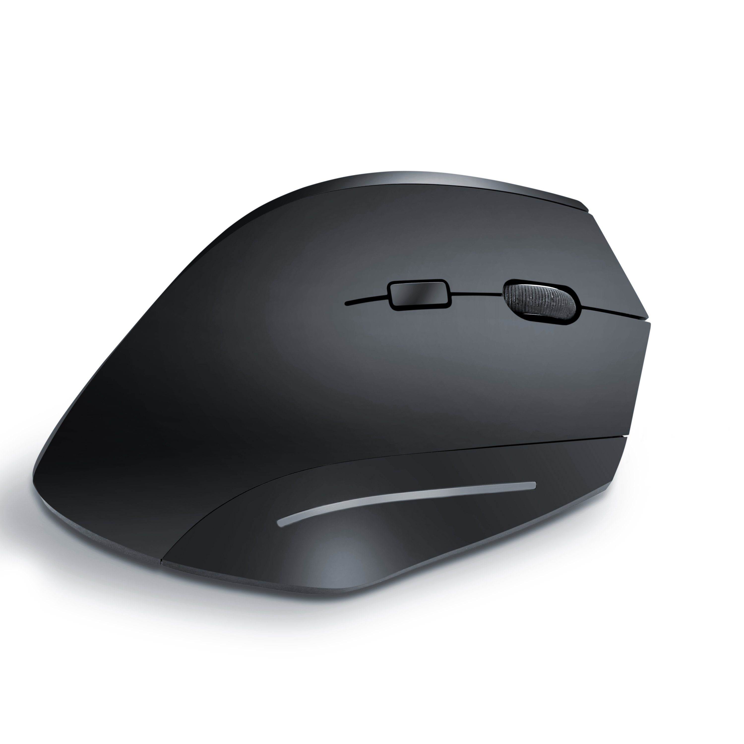 CSL ergonomische Vertikal Mouse 2,4 GHz, gegen Maus-/Tennisarm RSI Syndrom ergonomische Maus (Funk, kabellos Funk, vertikale Ausführung, besonders Armschonend, 6 Tasten)
