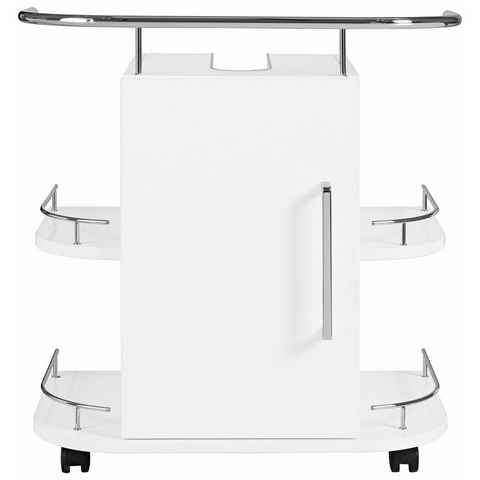 OPTIFIT Waschbeckenunterschrank Napoli mit Soft-Close-Funktion und Rollen, Breite 60 cm