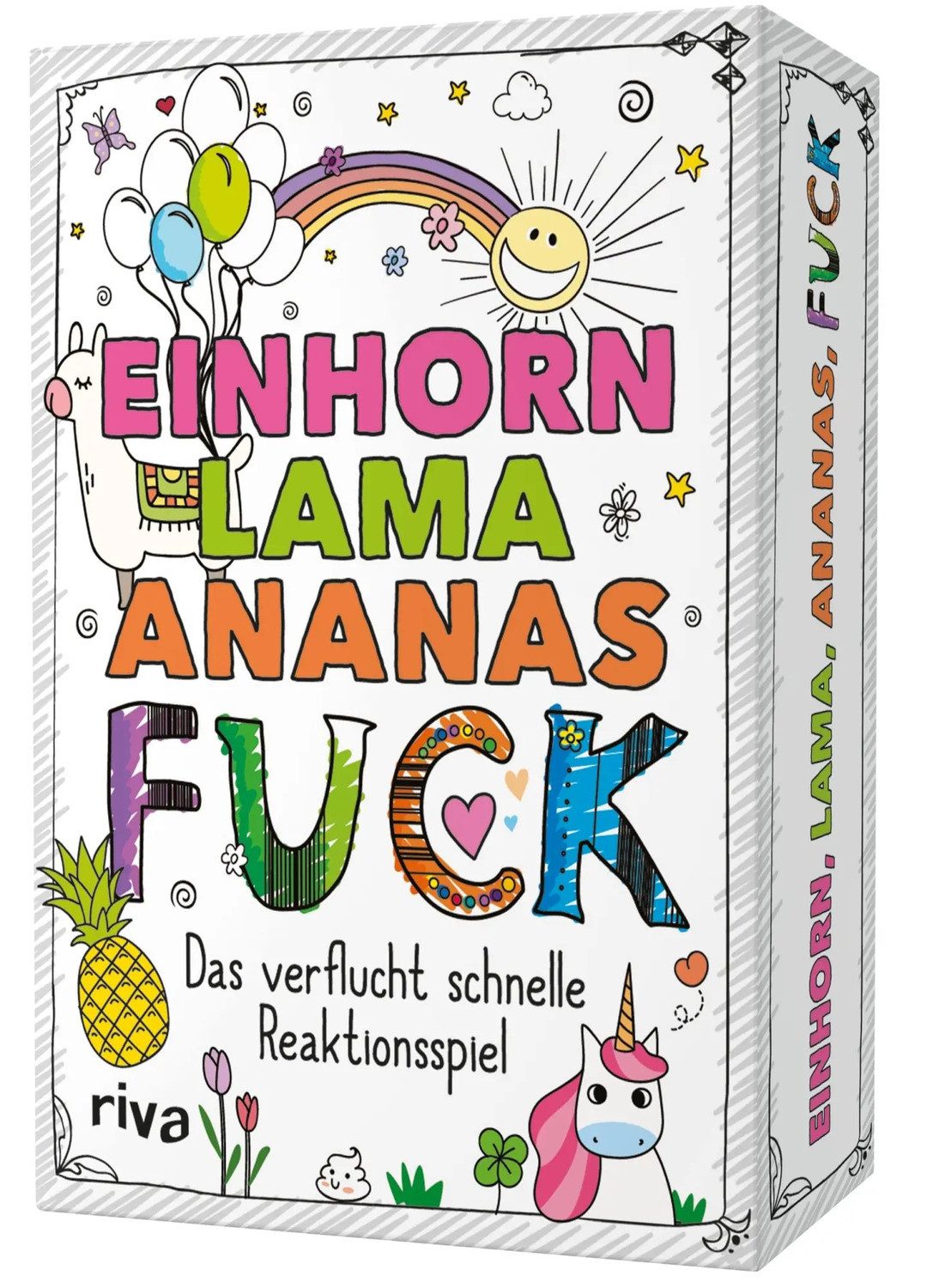 Riva Spiel Einhorn, Lama, Ananas, FUCK