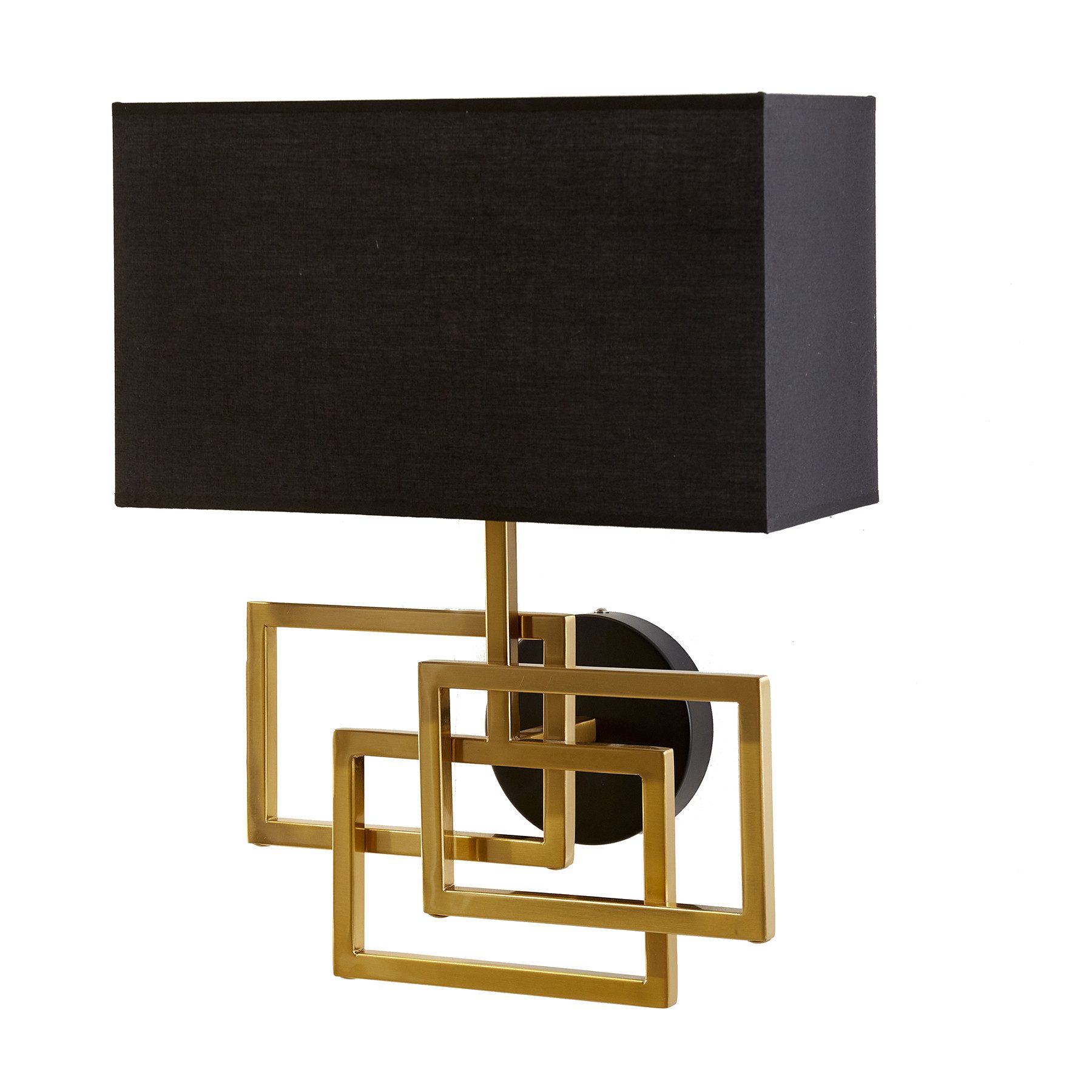 riess-ambiente Wandleuchte ATLANTIS 44cm schwarz / günstig online kaufen