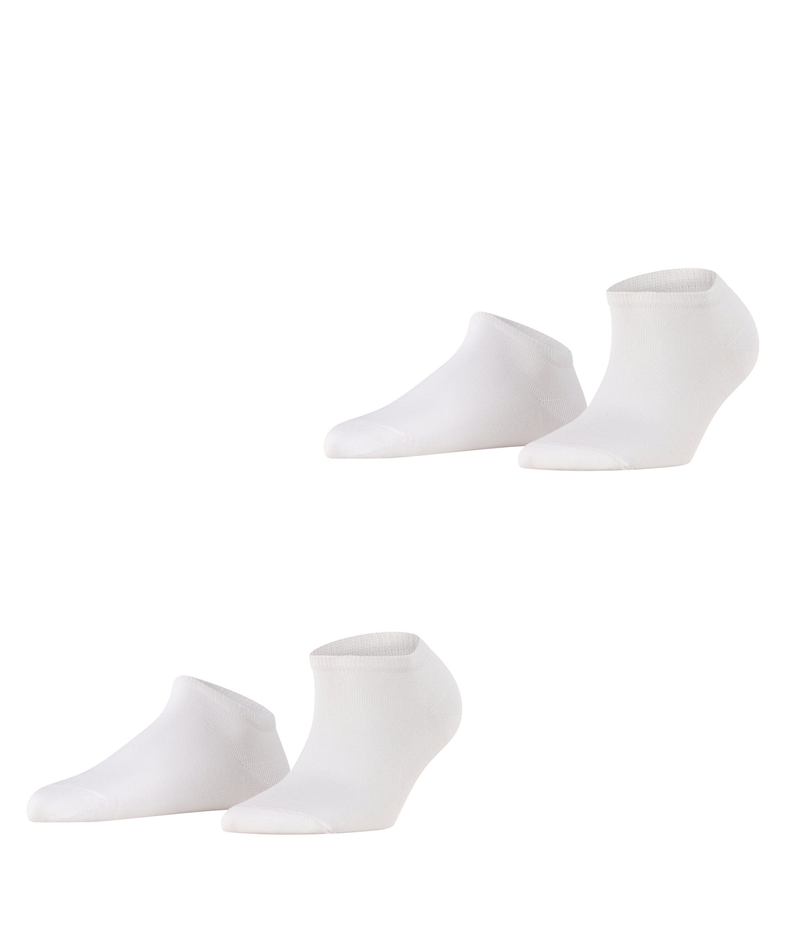 Esprit Sneakersocken mit Baumwollanteil Uni hohem (2000) (2-Paar) white 2-Pack